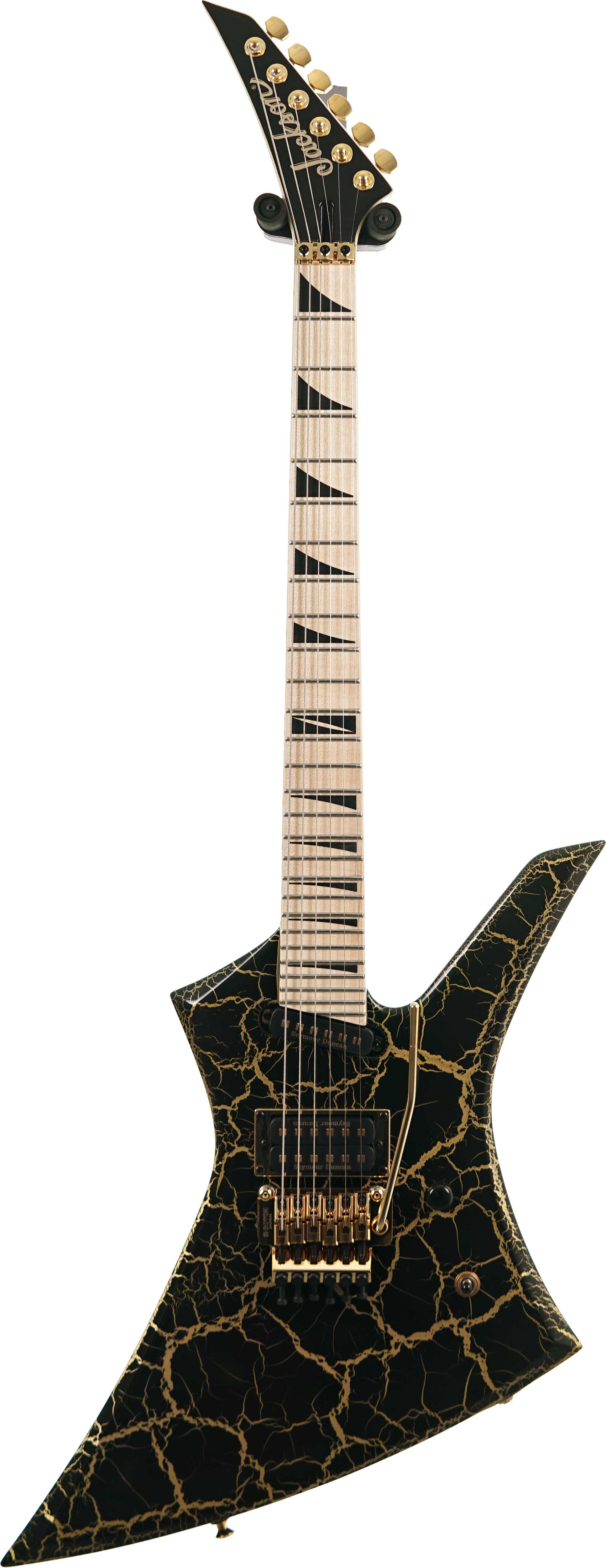 Jackson Pro Plus Series Signature Brandon Ellis Kelly KE27 Maple Fingerboard Gold Crackle