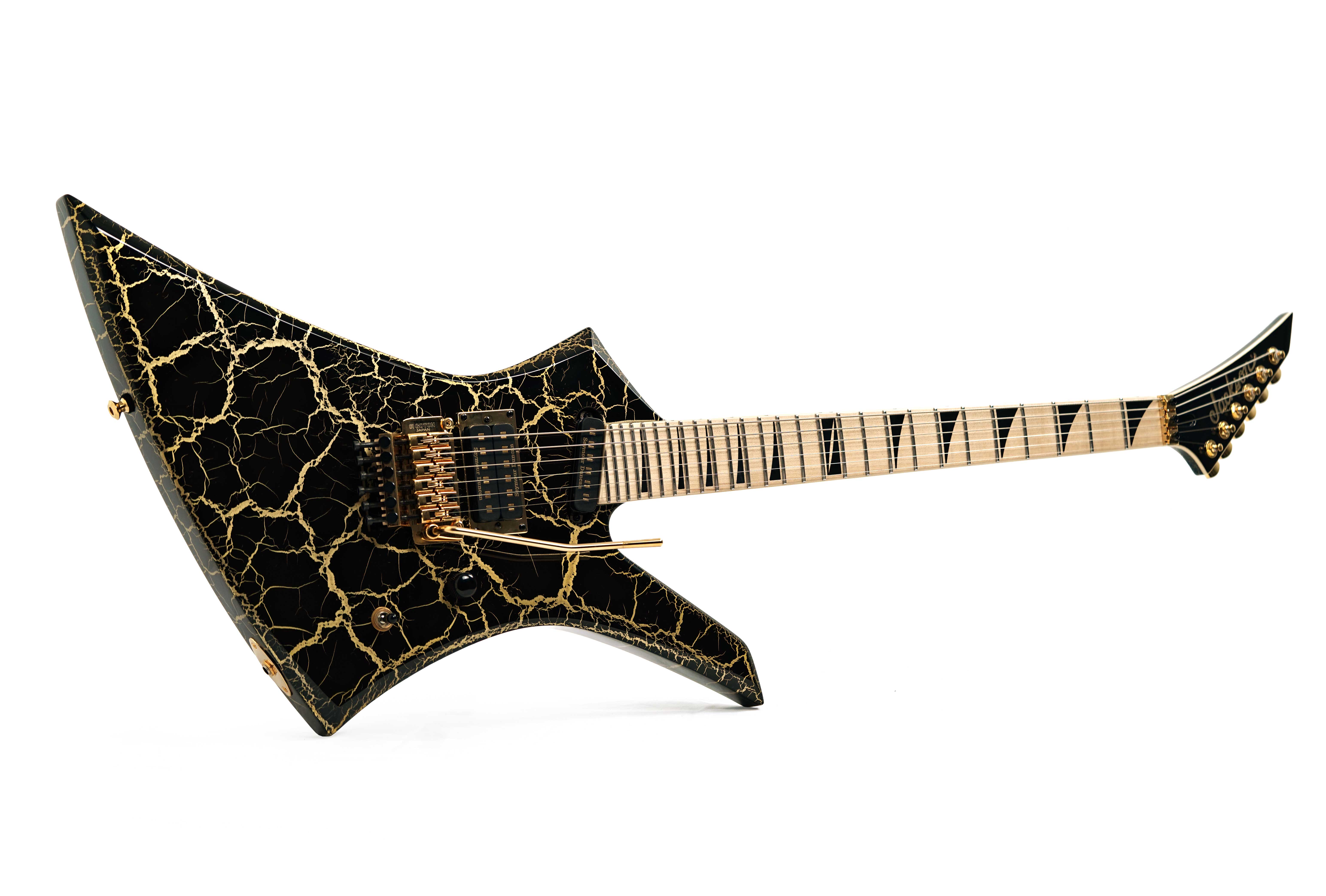 Jackson Pro Plus Series Signature Brandon Ellis Kelly KE27 Maple Fingerboard Gold Crackle