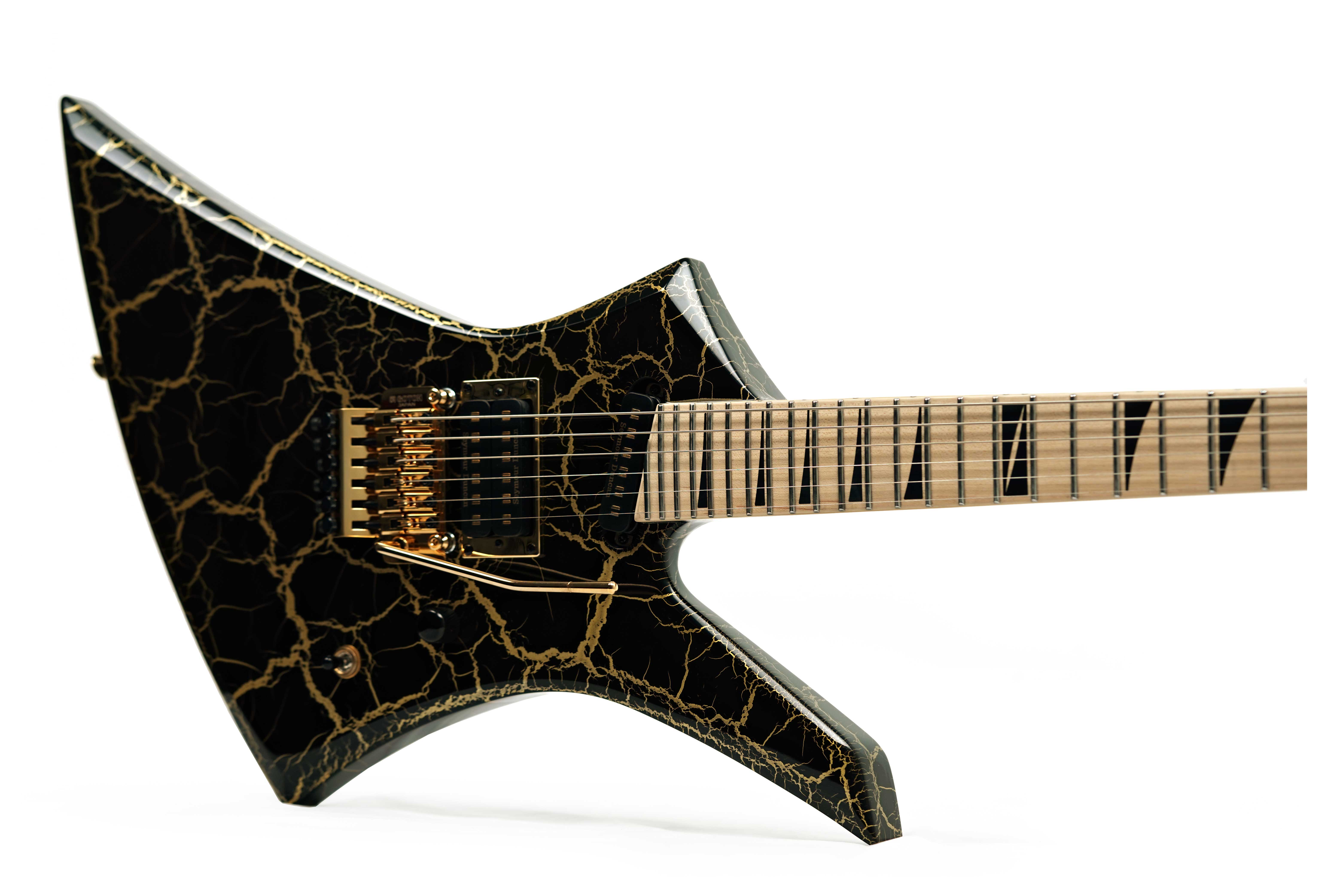 Jackson Pro Plus Series Signature Brandon Ellis Kelly KE27 Maple Fingerboard Gold Crackle