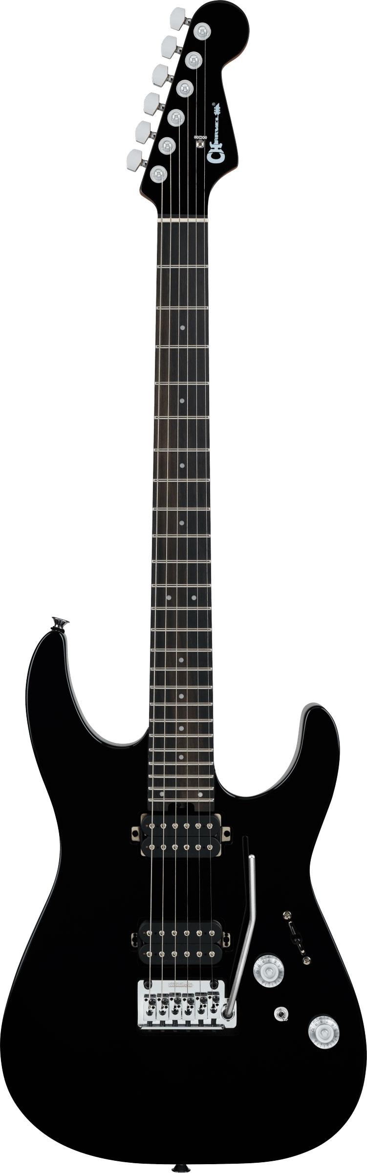 Charvel Pro Mod Plus Dinky DK24 HH 2PT Ebony Fingerboard Raven Black