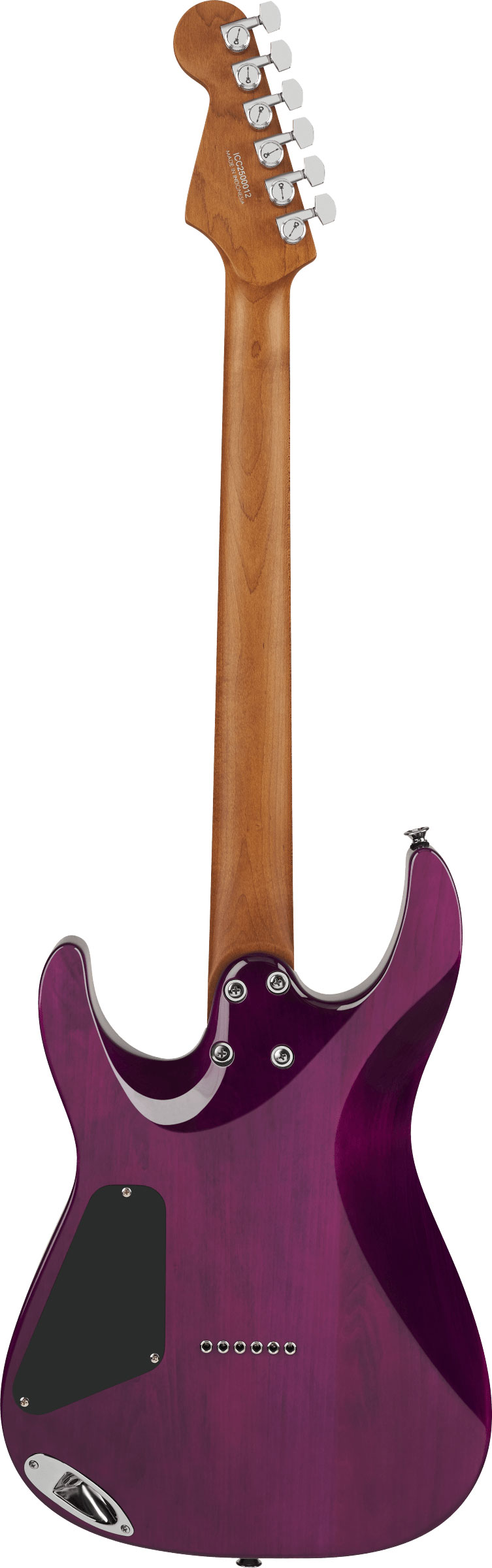 Charvel Pro Mod Plus Dinky DK24 HH HT Ebony Fingerboard Quilted Maple Violet Radiance