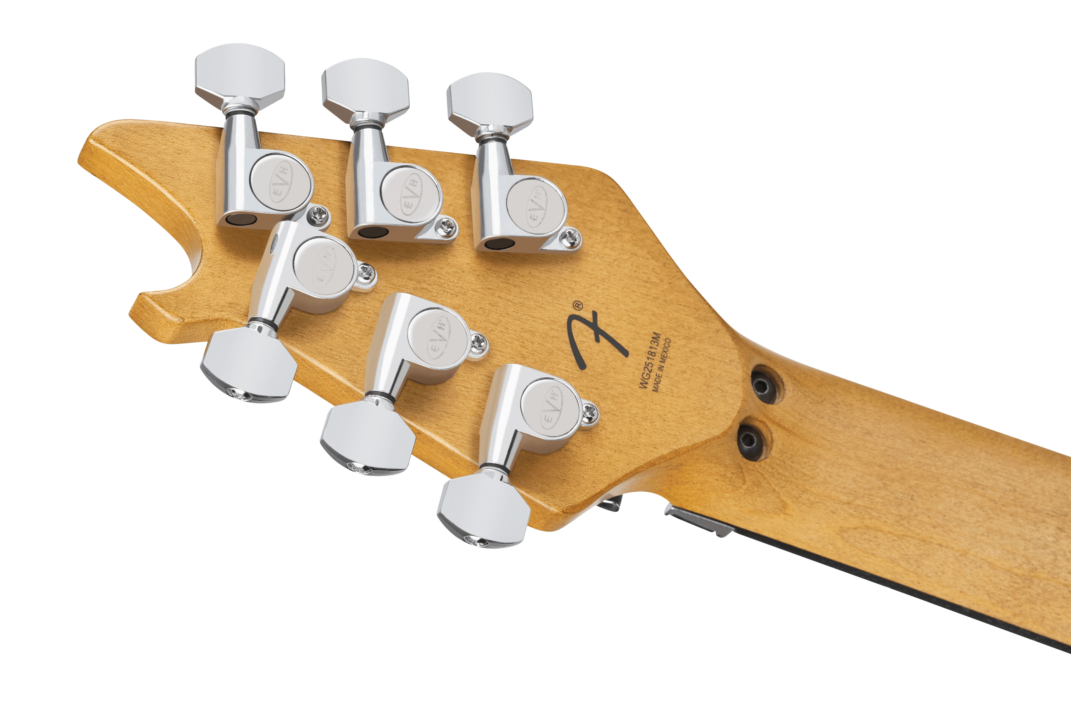 EVH Limited Edition Wolfgang Special Striped Series Ebony Fingerboard Red Black and White Aged