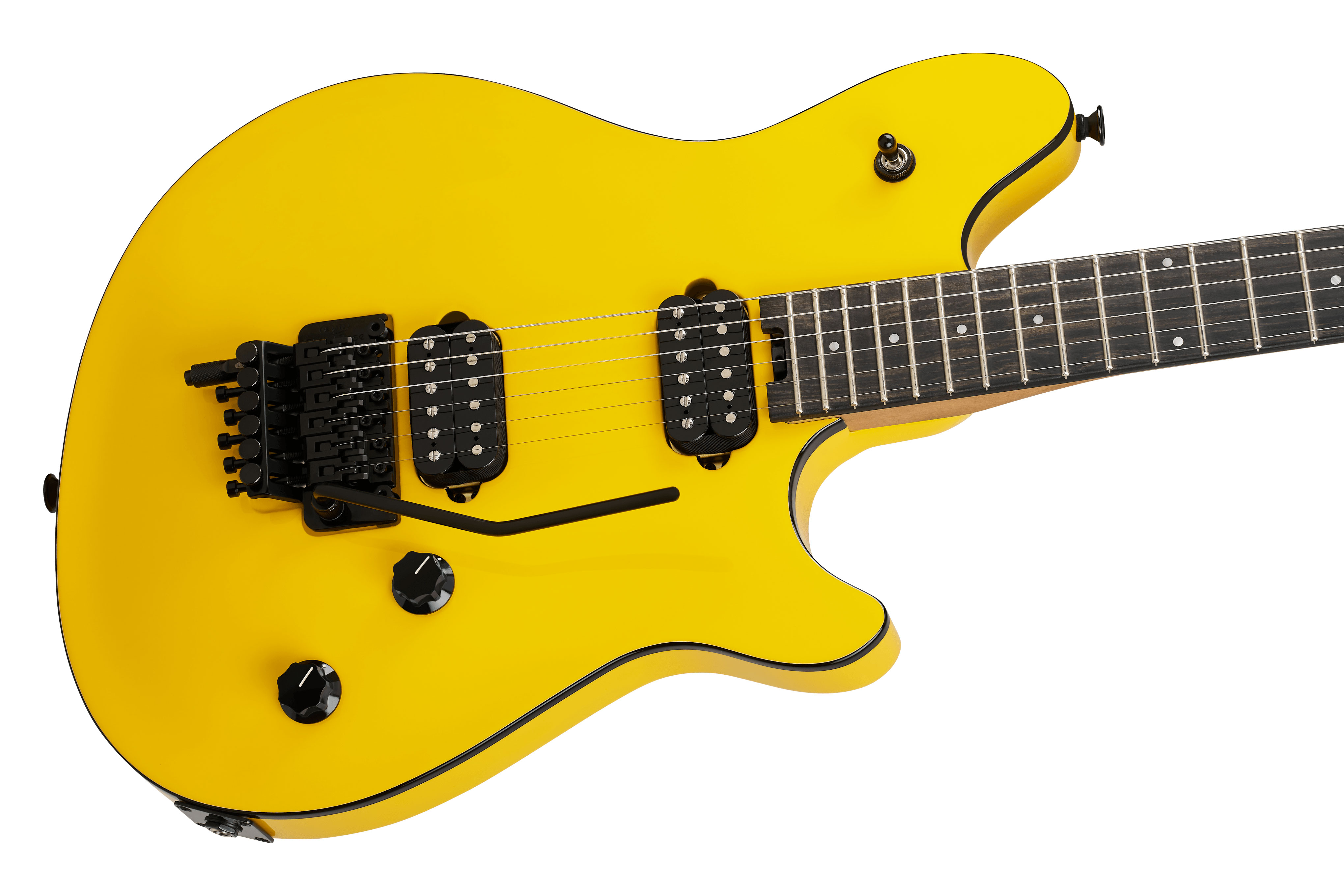 EVH Wolfgang Special Baked Maple Ebony Fingerboard Caution Yellow