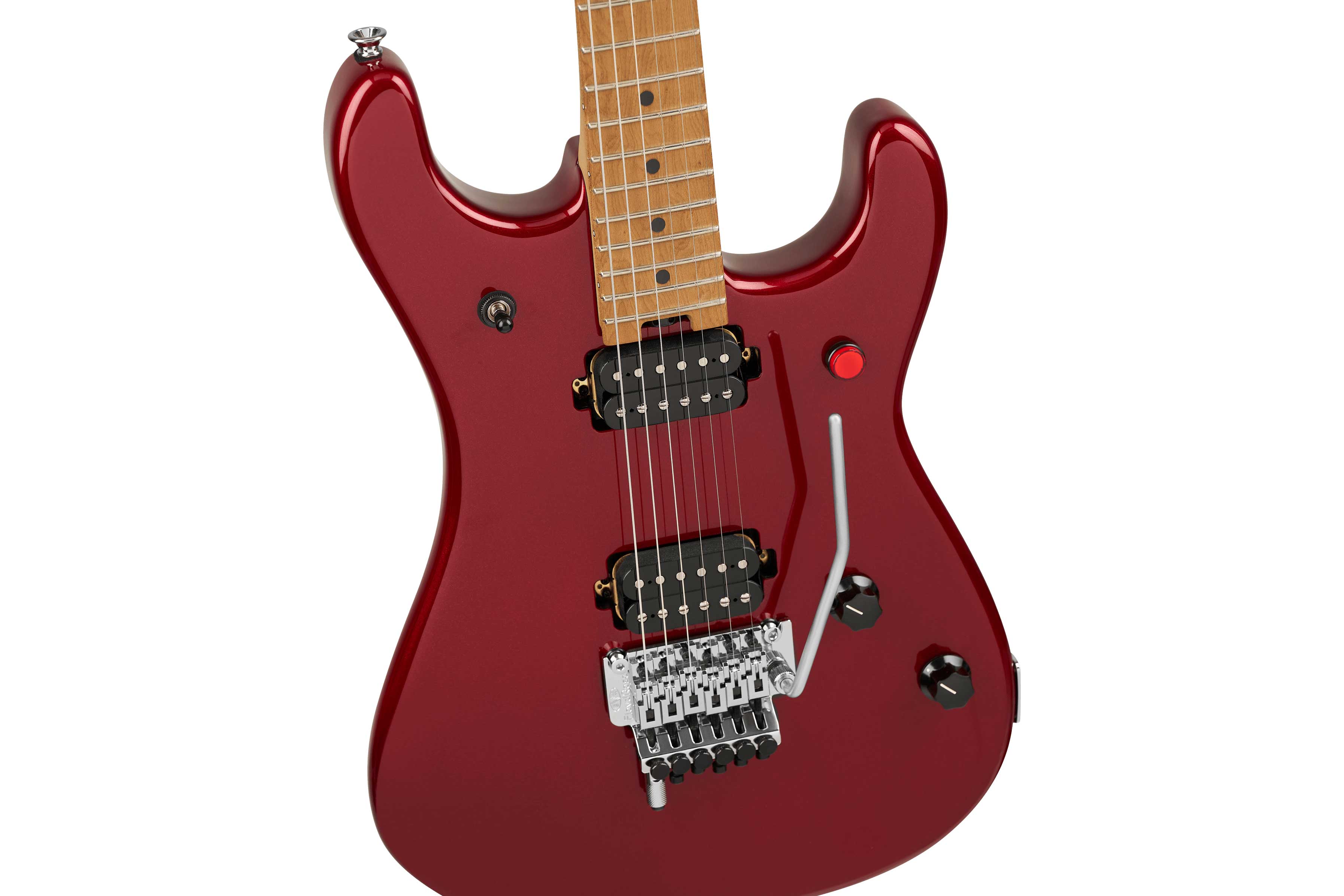 EVH 5150 Series Deluxe Baked Maple Candy Apple Red Metallic
