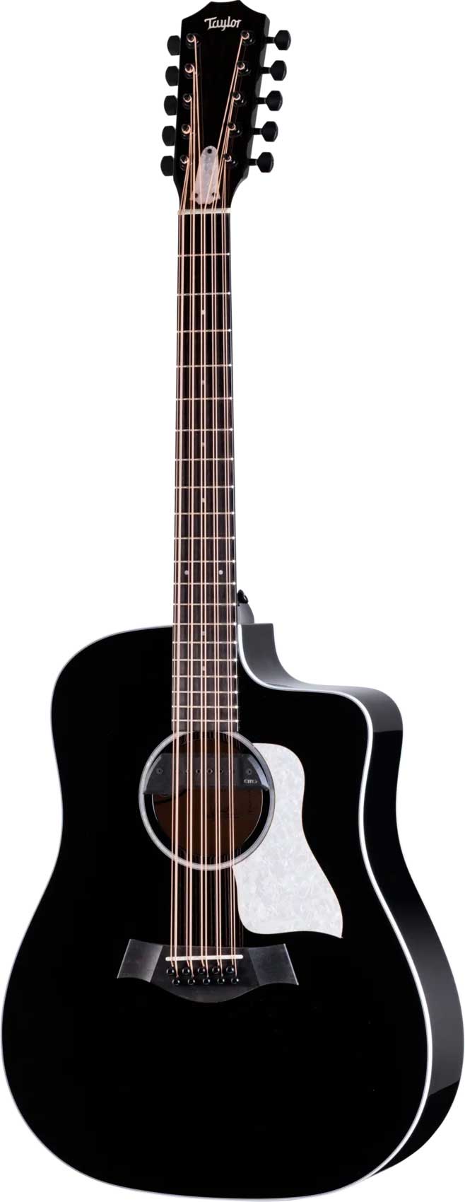 Taylor Somos 250ce Plus BLK Bajo Quinto 10-string Dreadnought