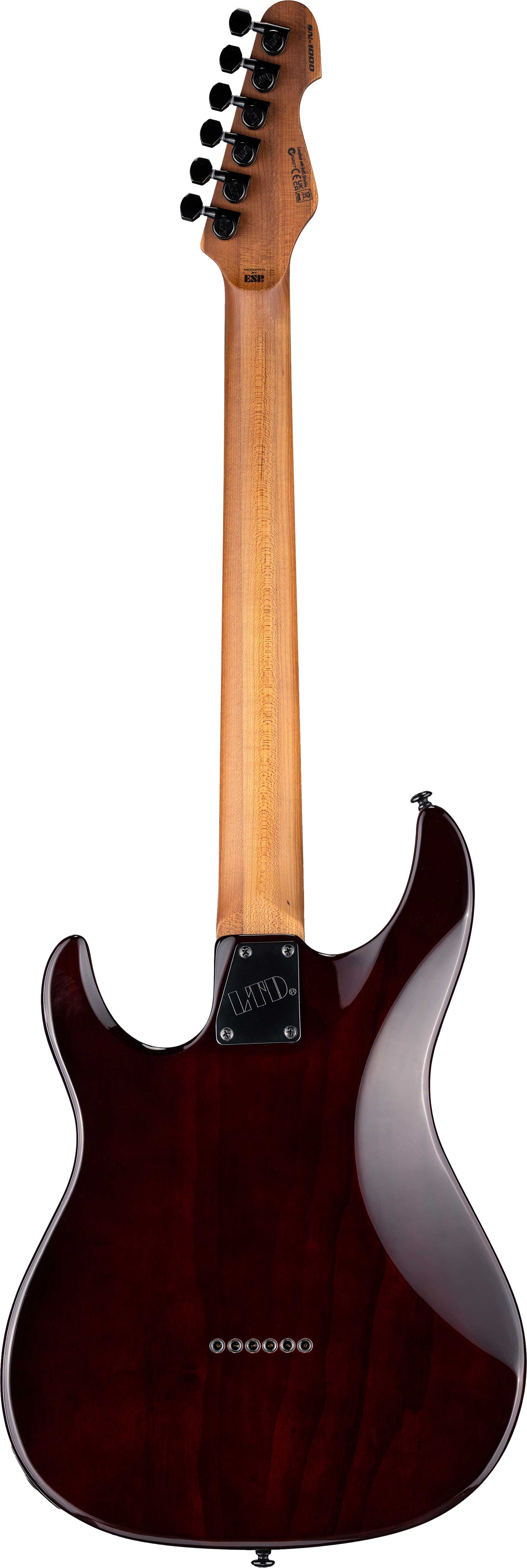 ESP LTD SN-1000HT QM Dark Brown Sunburst