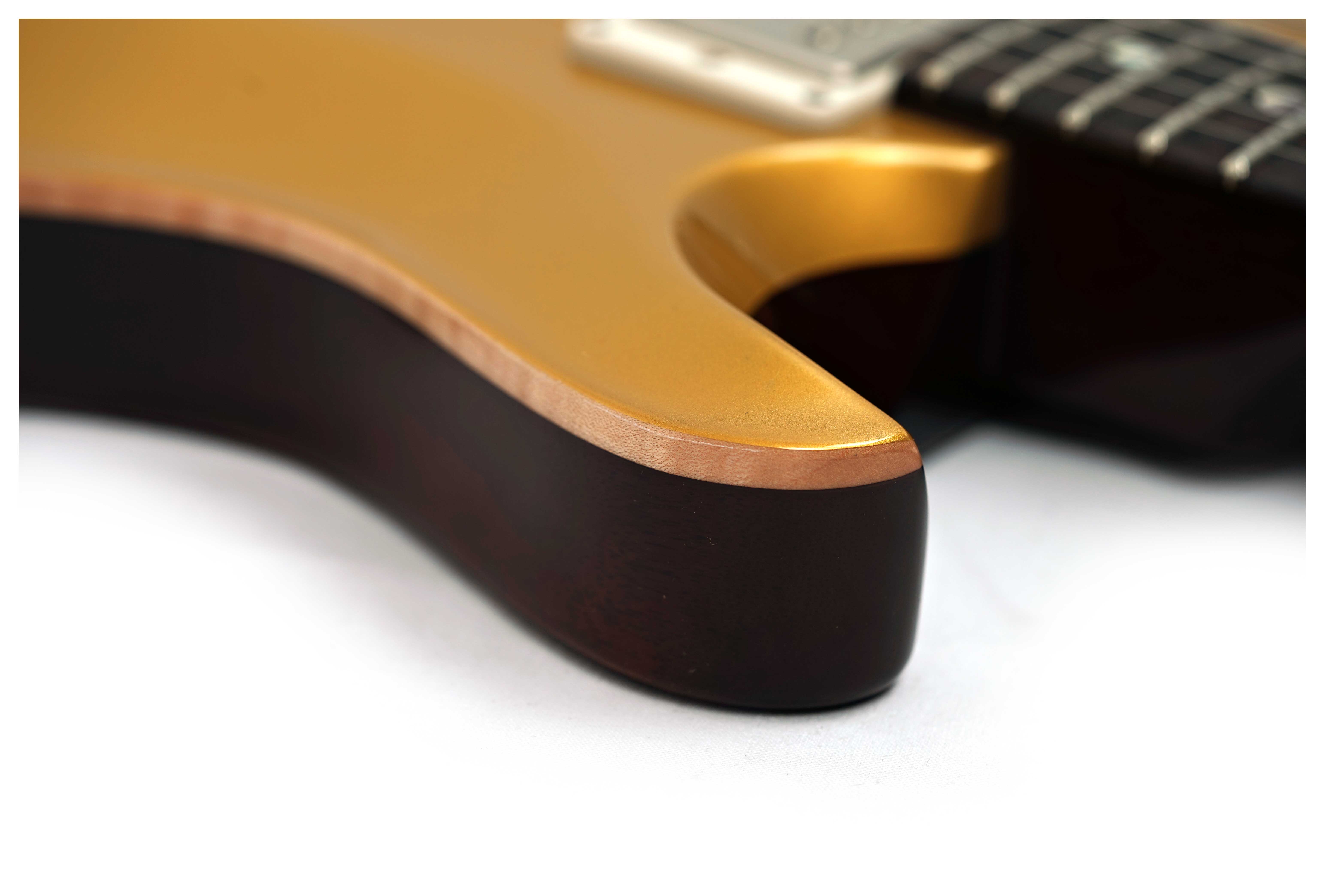 PRS DGT Semi Hollow Moons Gold Top #0420522