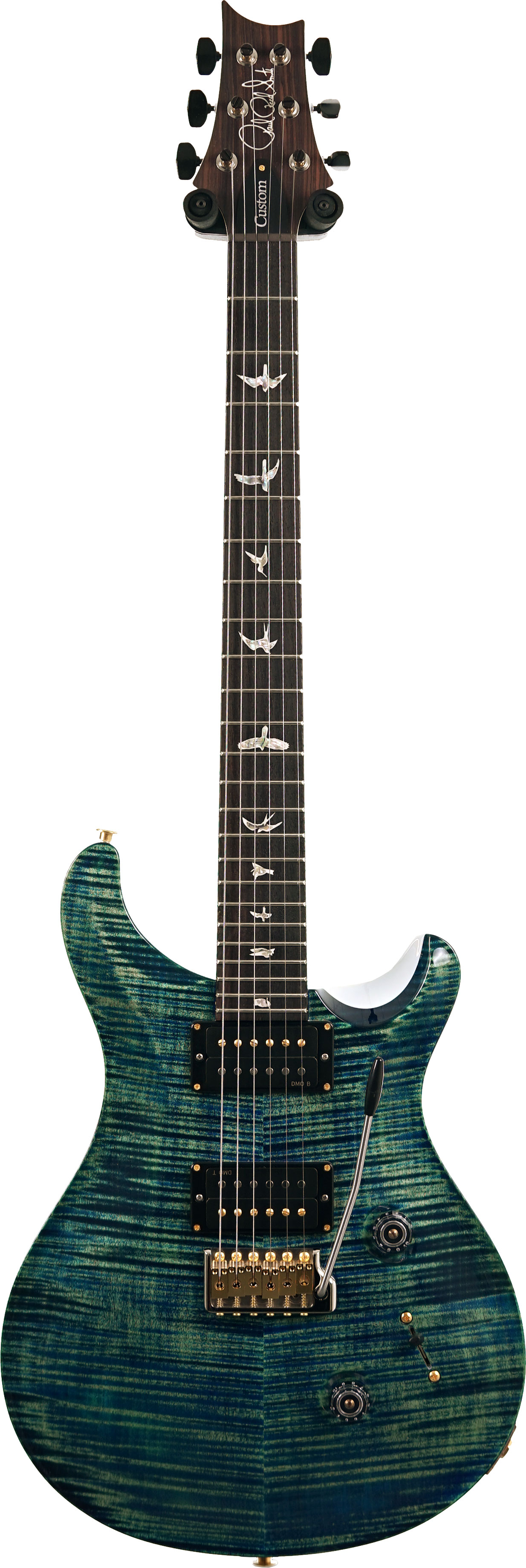 PRS Custom 24 10 Top River Blue Pearl #0426767