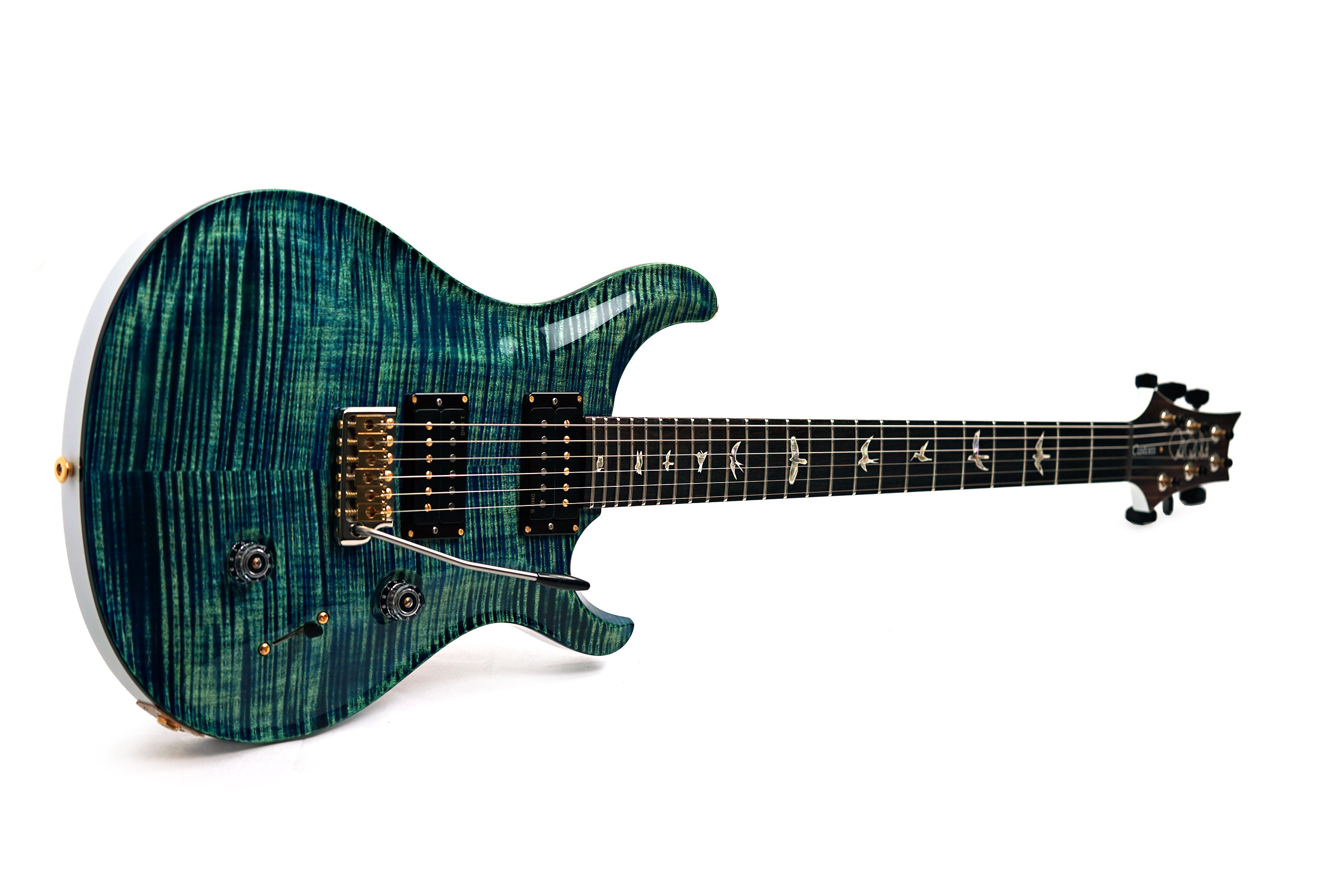 PRS Custom 24 10 Top River Blue Pearl #0426767