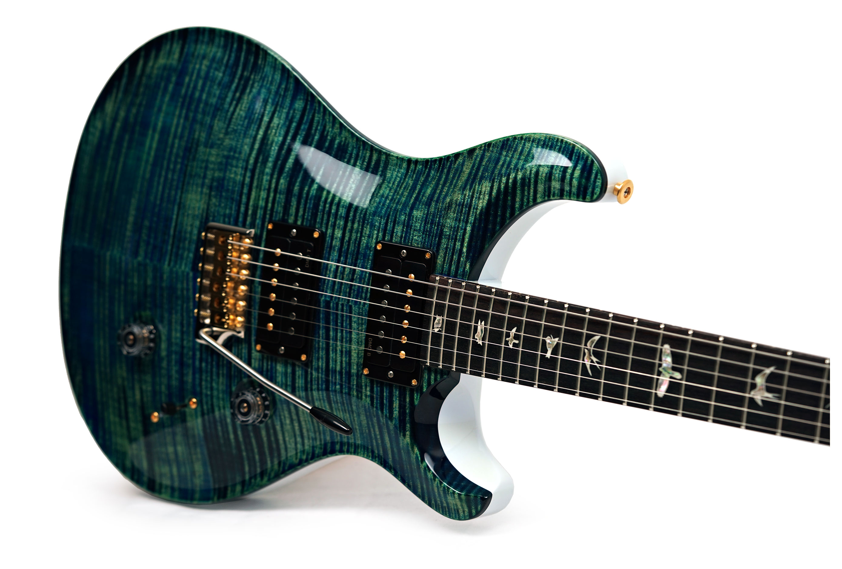 PRS Custom 24 10 Top River Blue Pearl #0426767