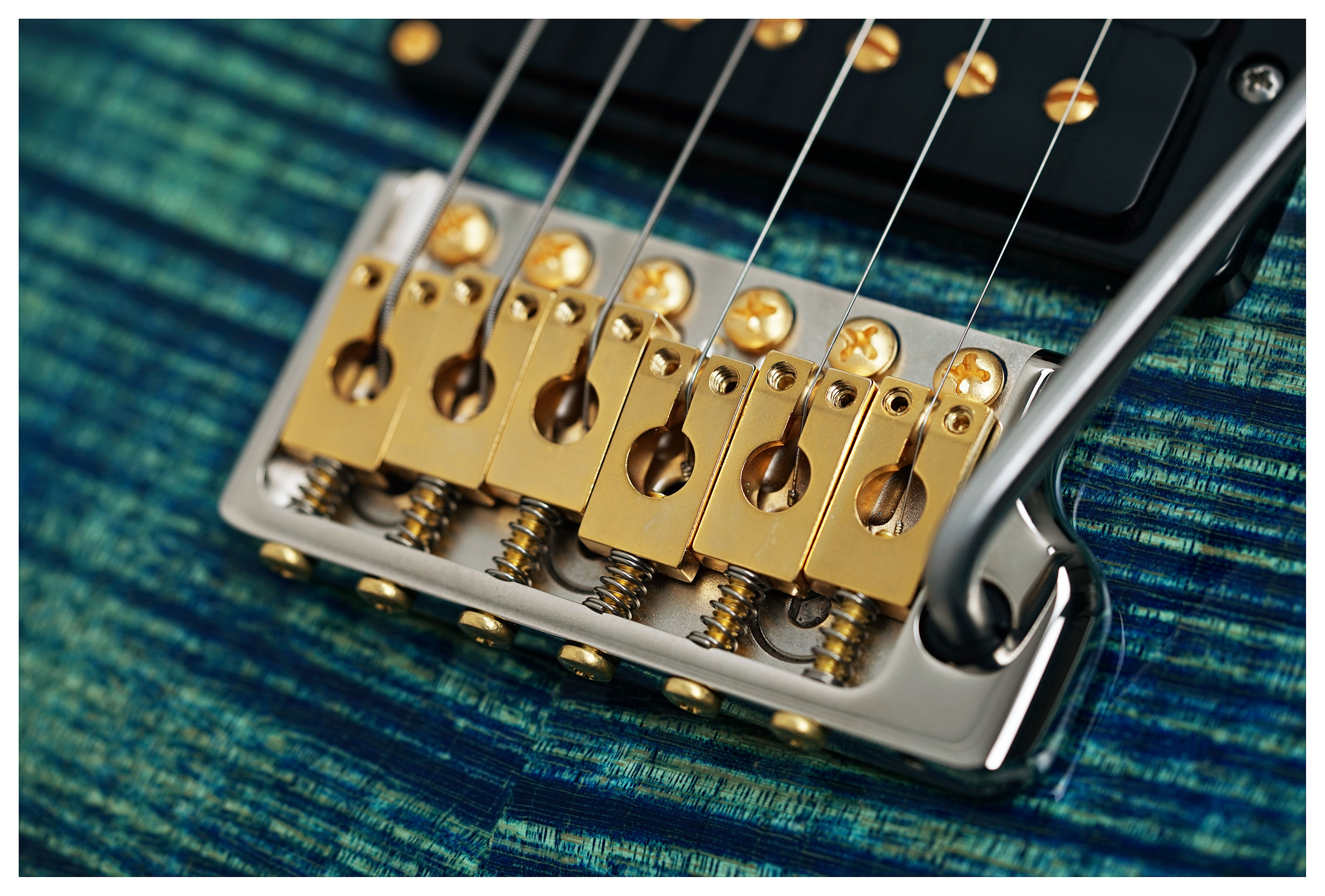 PRS Custom 24 10 Top River Blue Pearl #0426767