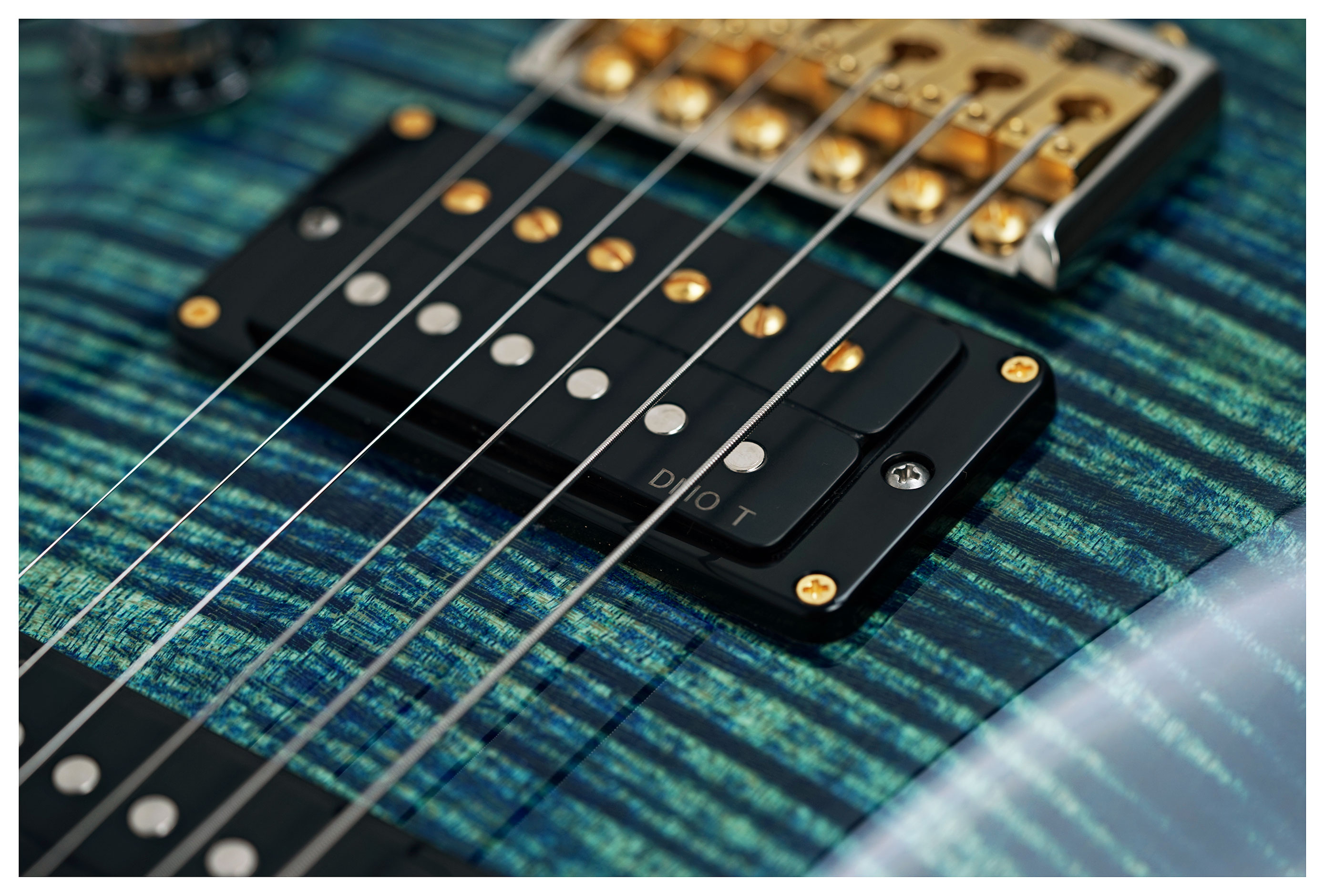 PRS Custom 24 10 Top River Blue Pearl #0426767