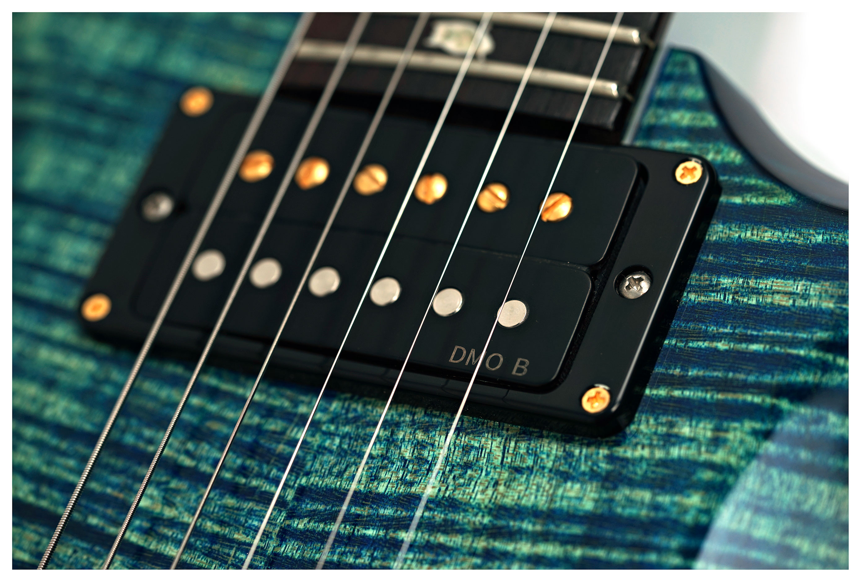 PRS Custom 24 10 Top River Blue Pearl #0426767