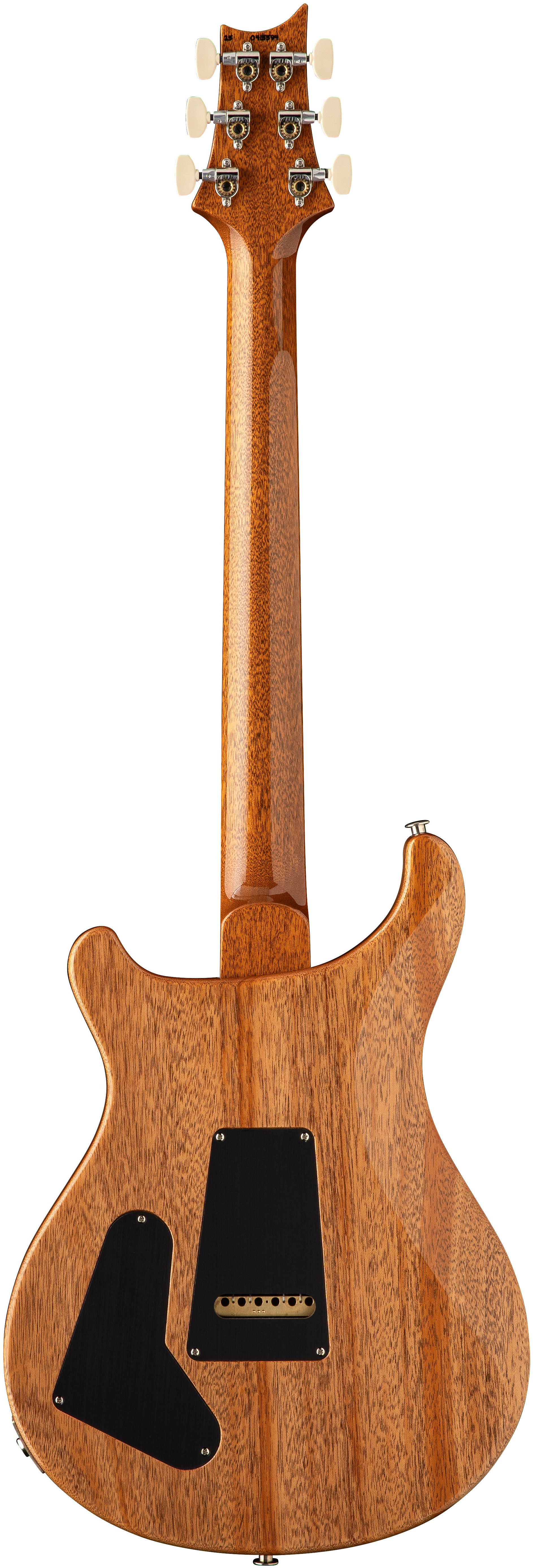 PRS Special Semi-Hollow Black Rainbow Holoflake Top & Binding (Natural Back)