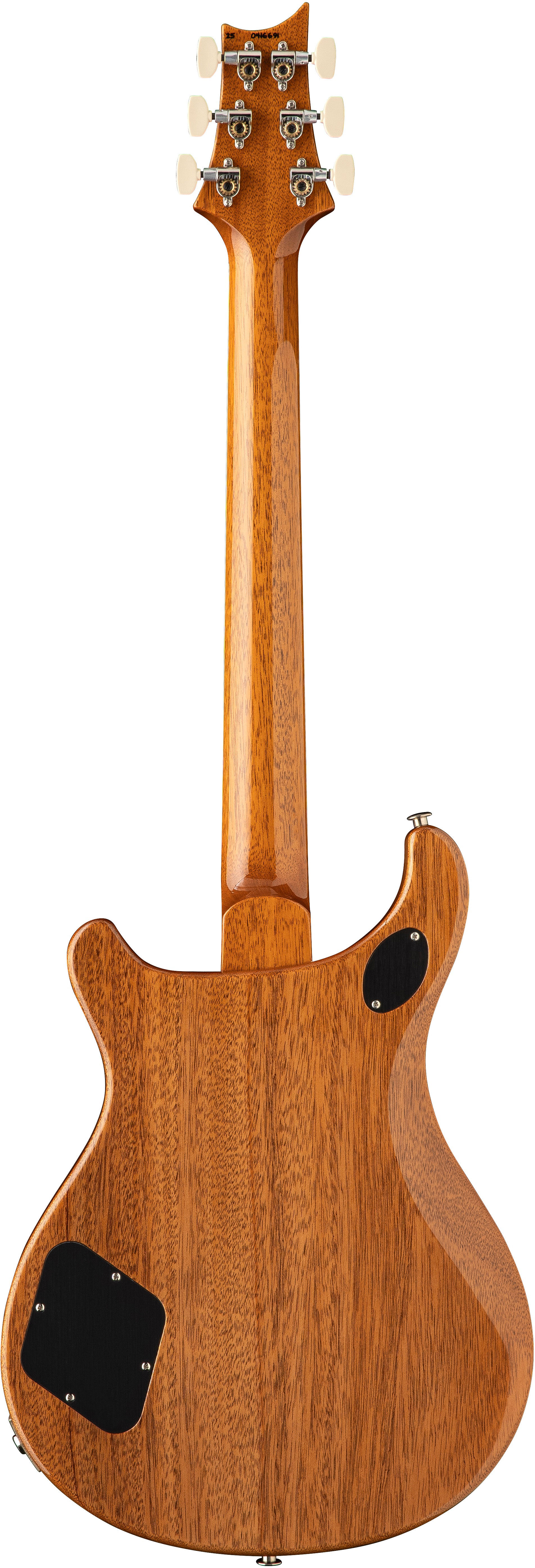 PRS McCarty 594 Black Rainbow Holoflake Top & Binding (Natural Back)