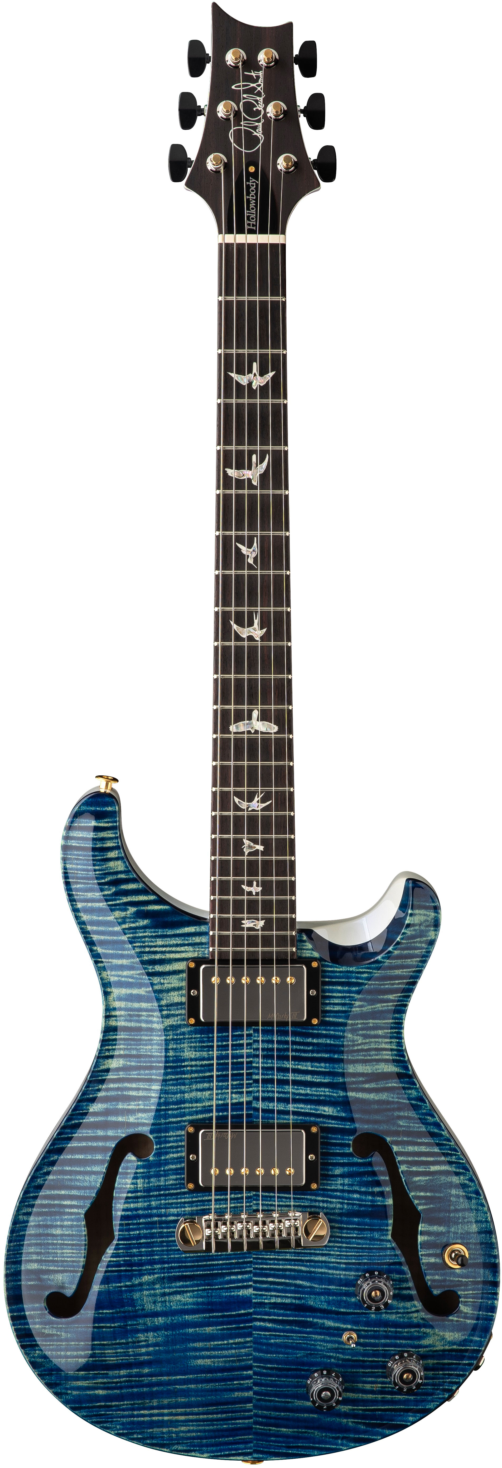 PRS Hollowbody II Piezo River Blue Pearl