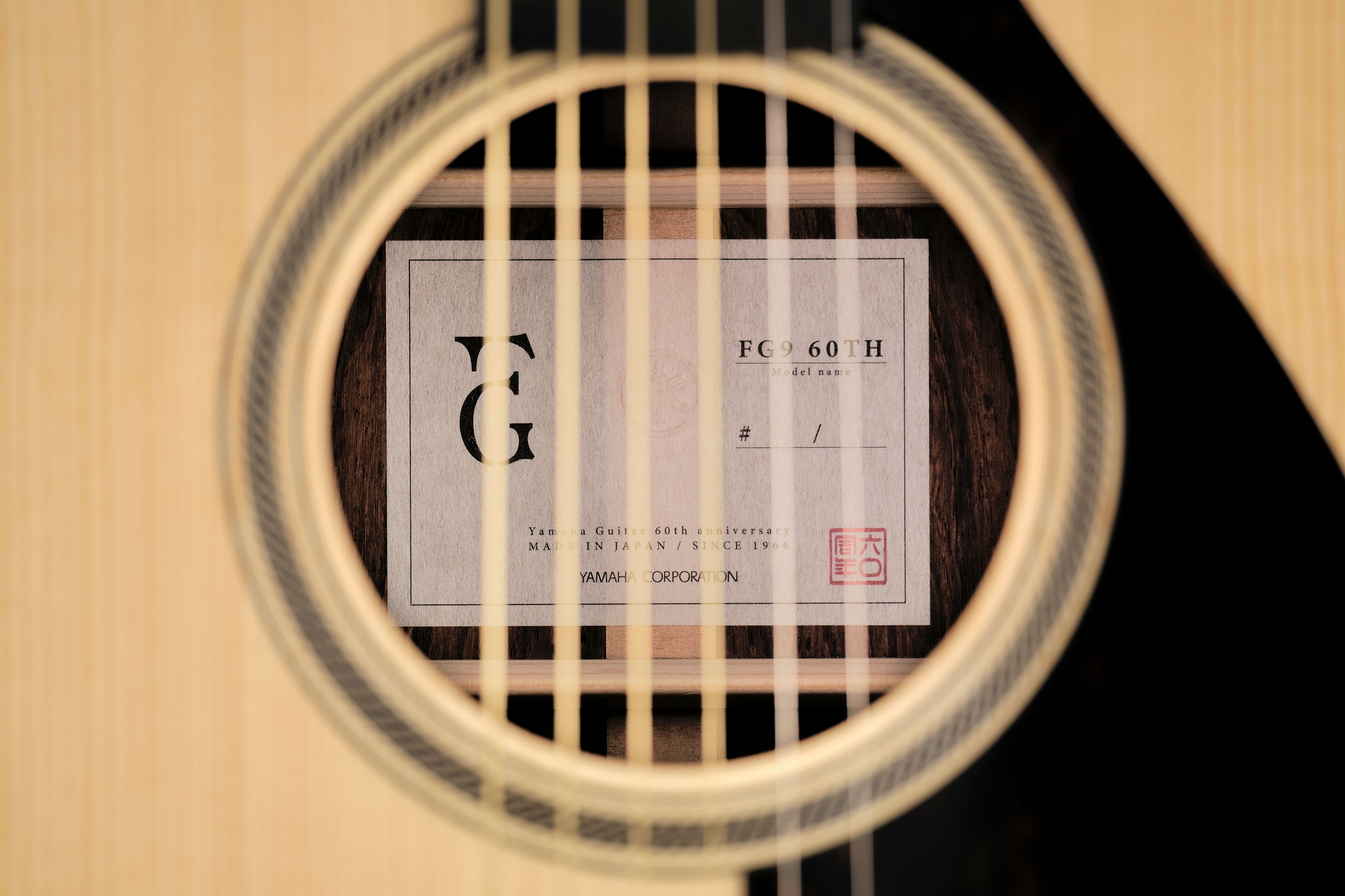 Yamaha FG9 60th Anniversary Natural