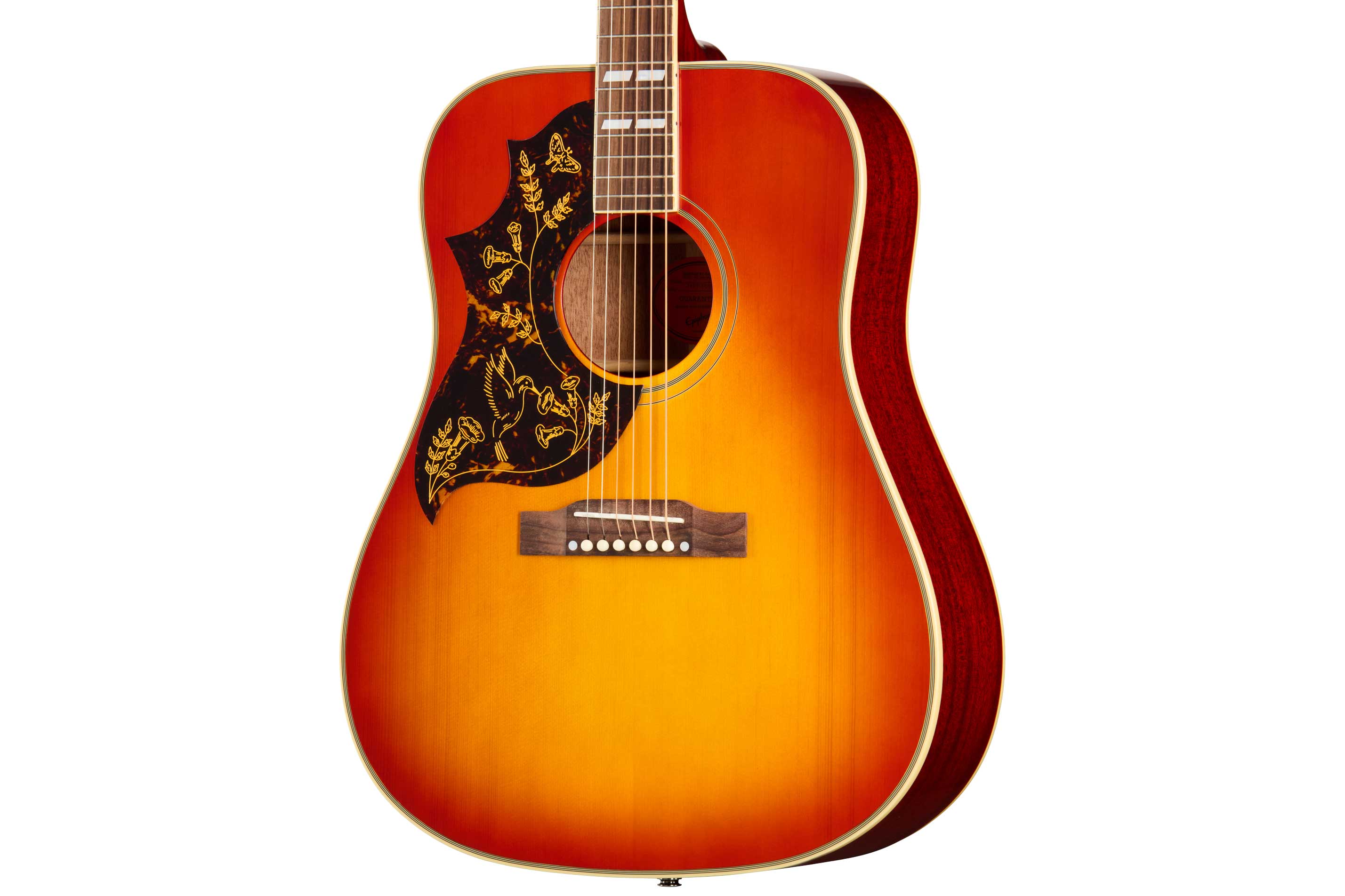 Epiphone Inspired by Gibson Custom 1960 Hummingbird Reissue Heritage Cherry Sunburst Left Handed