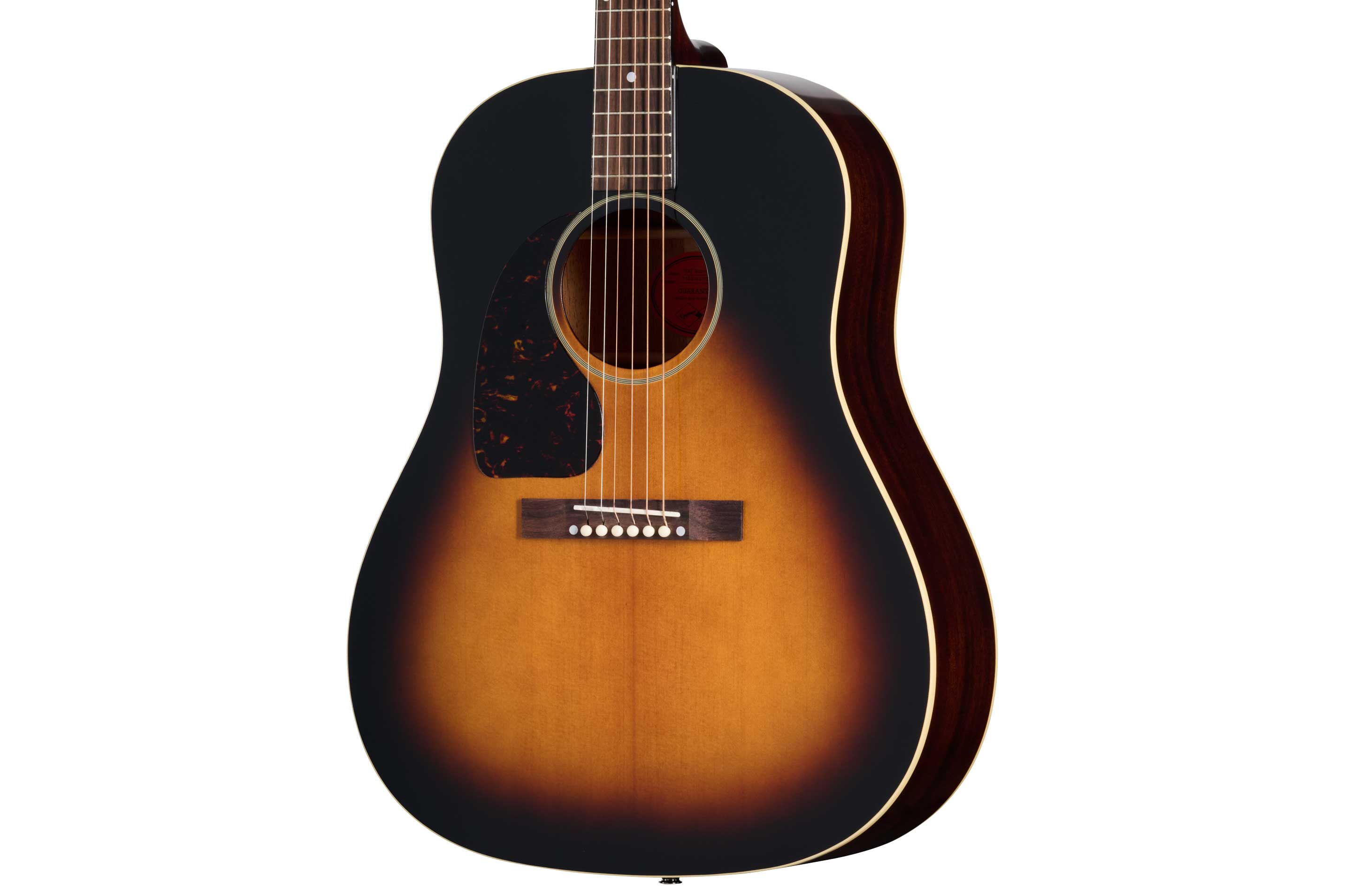 Epiphone Inspired by Gibson Custom 1942 Banner J-45 Reissue Vintage Sunburst Left Handed