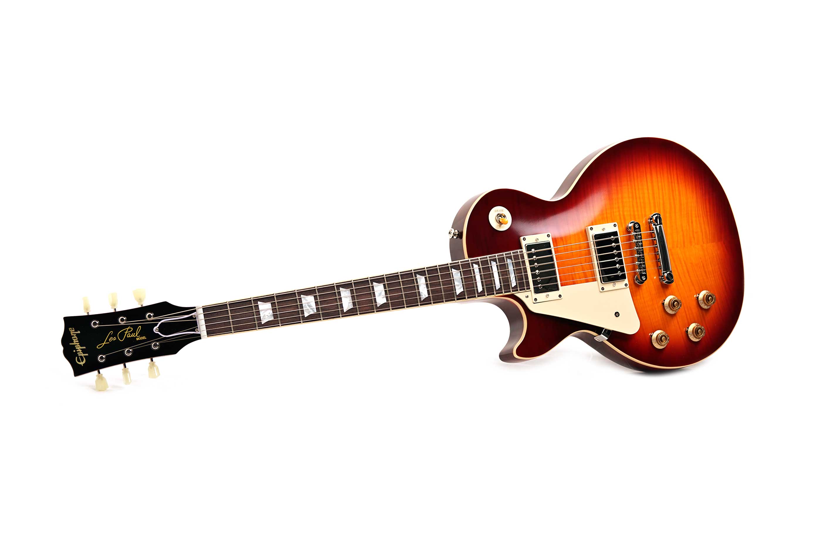Epiphone Inspired by Custom 1959 Les Paul Standard Reissue Deep Cherry Sunburst Left Handed (Ex-Demo) #25091522958