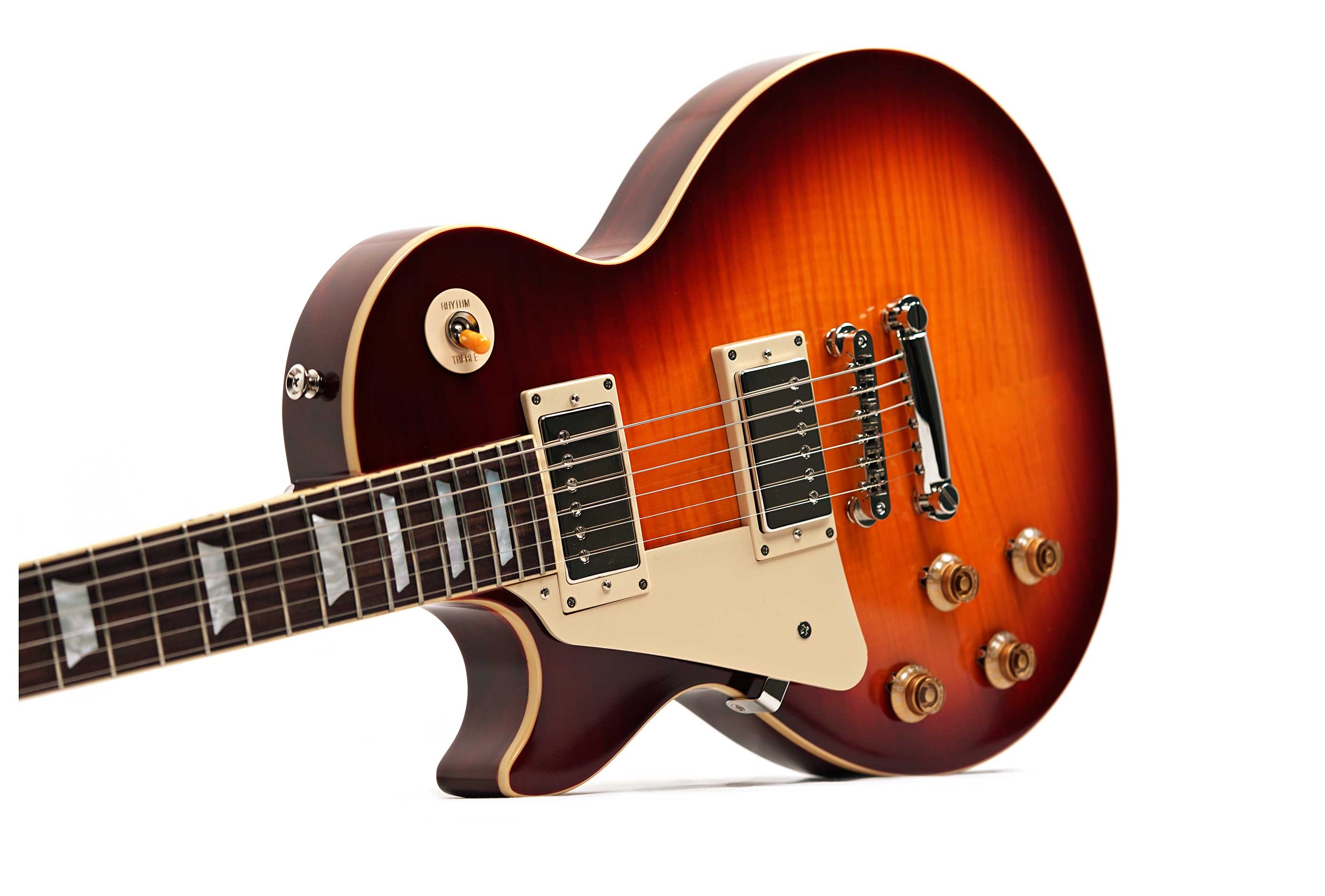 Epiphone Inspired by Custom 1959 Les Paul Standard Reissue Deep Cherry Sunburst Left Handed (Ex-Demo) #25091522958