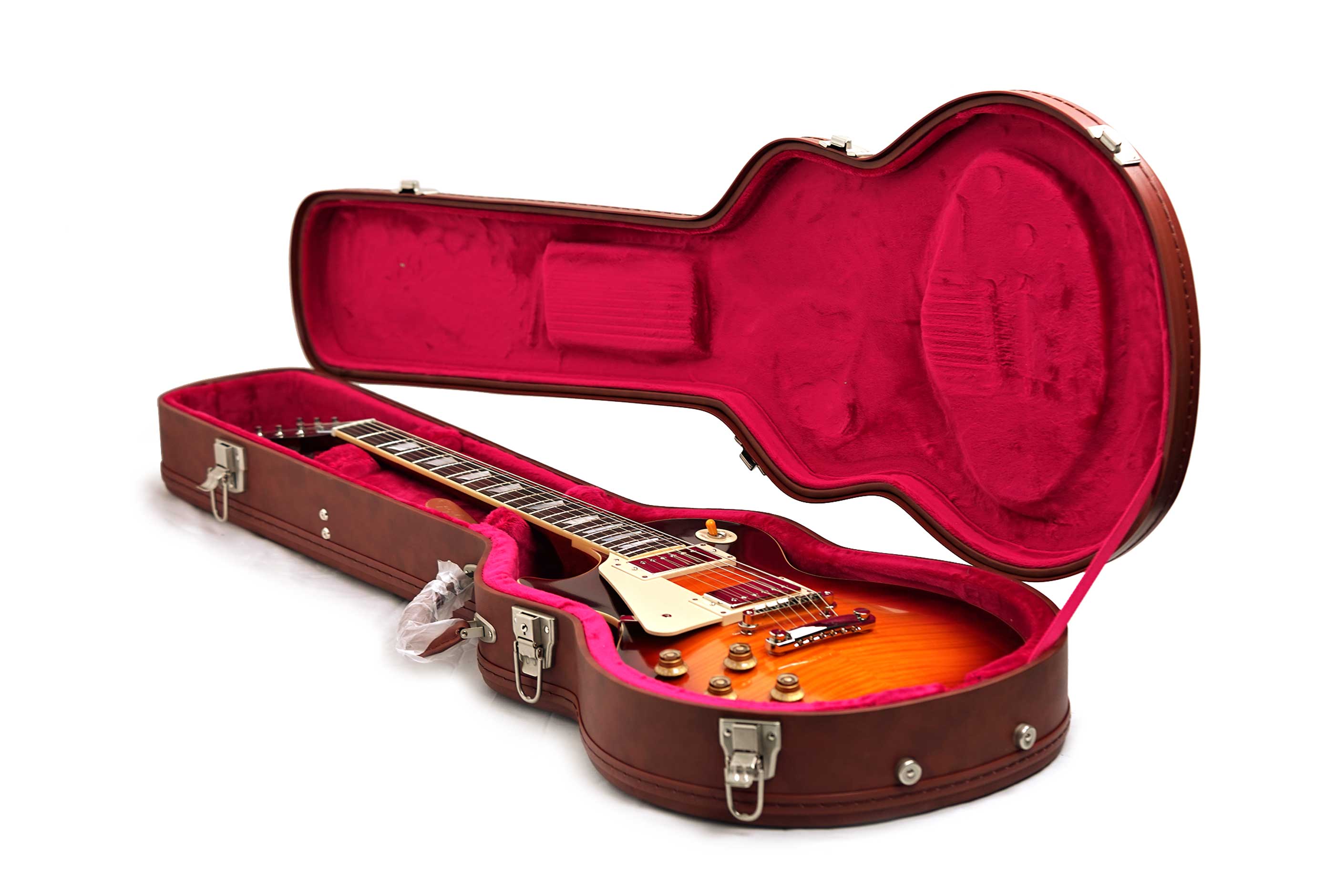 Epiphone Inspired by Custom 1959 Les Paul Standard Reissue Deep Cherry Sunburst Left Handed (Ex-Demo) #25091522958