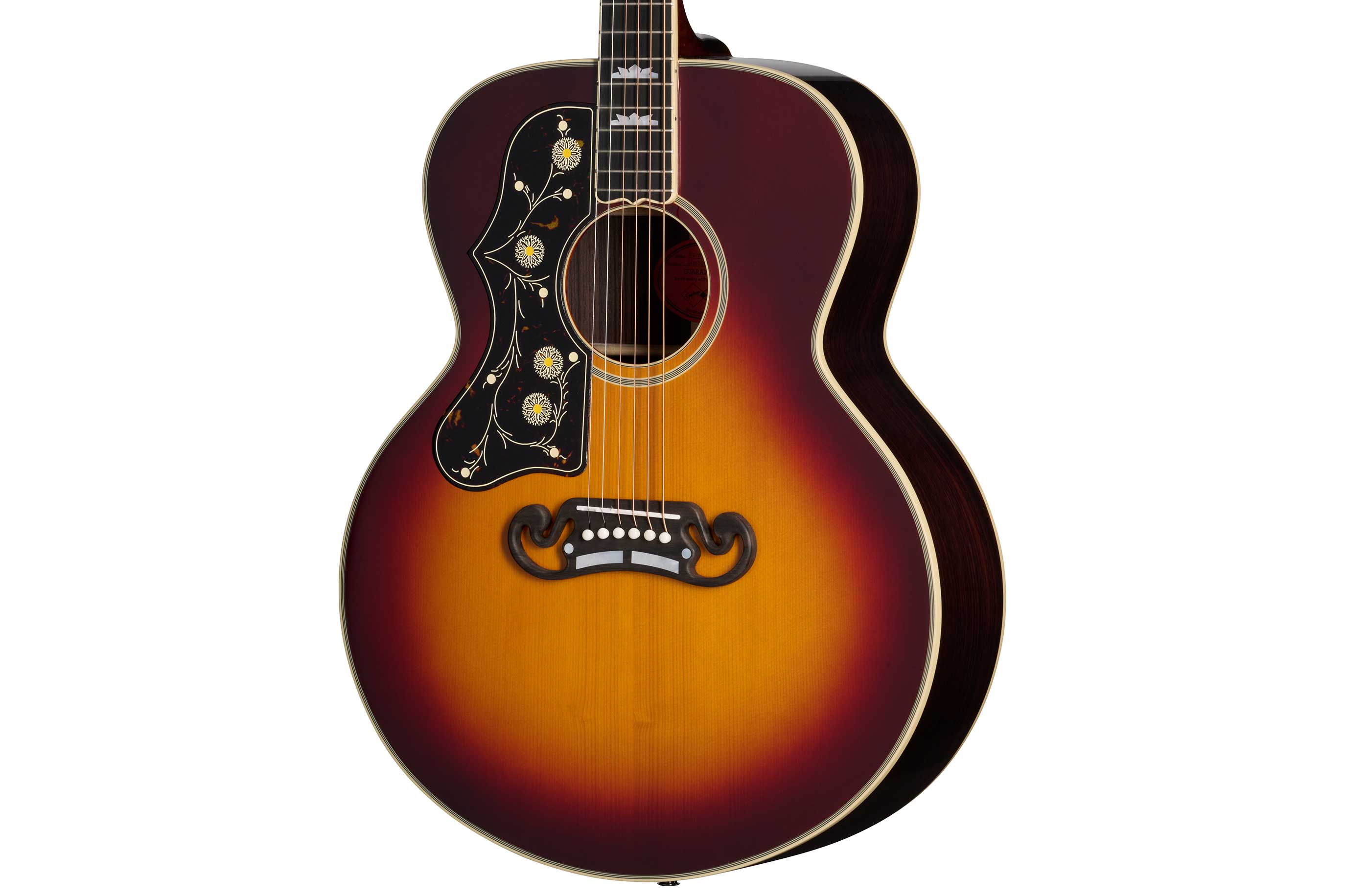 Epiphone Inspired by Gibson Custom Pre-War SJ-200 Rosewood Reissue Vintage Sunburst Left Handed