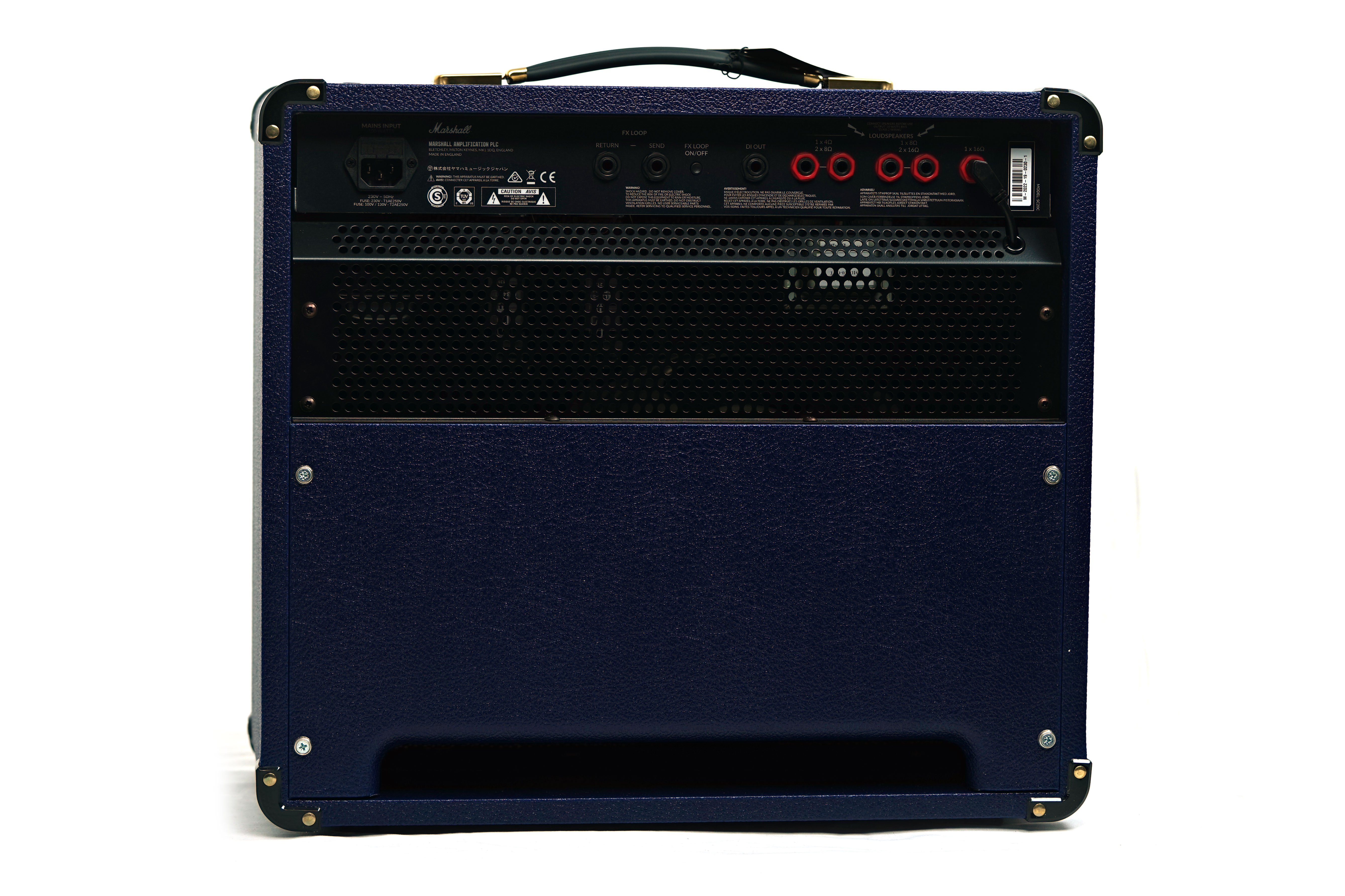 Marshall Design Store SC20C JCM800 Valve Amp Combo Blue Levant