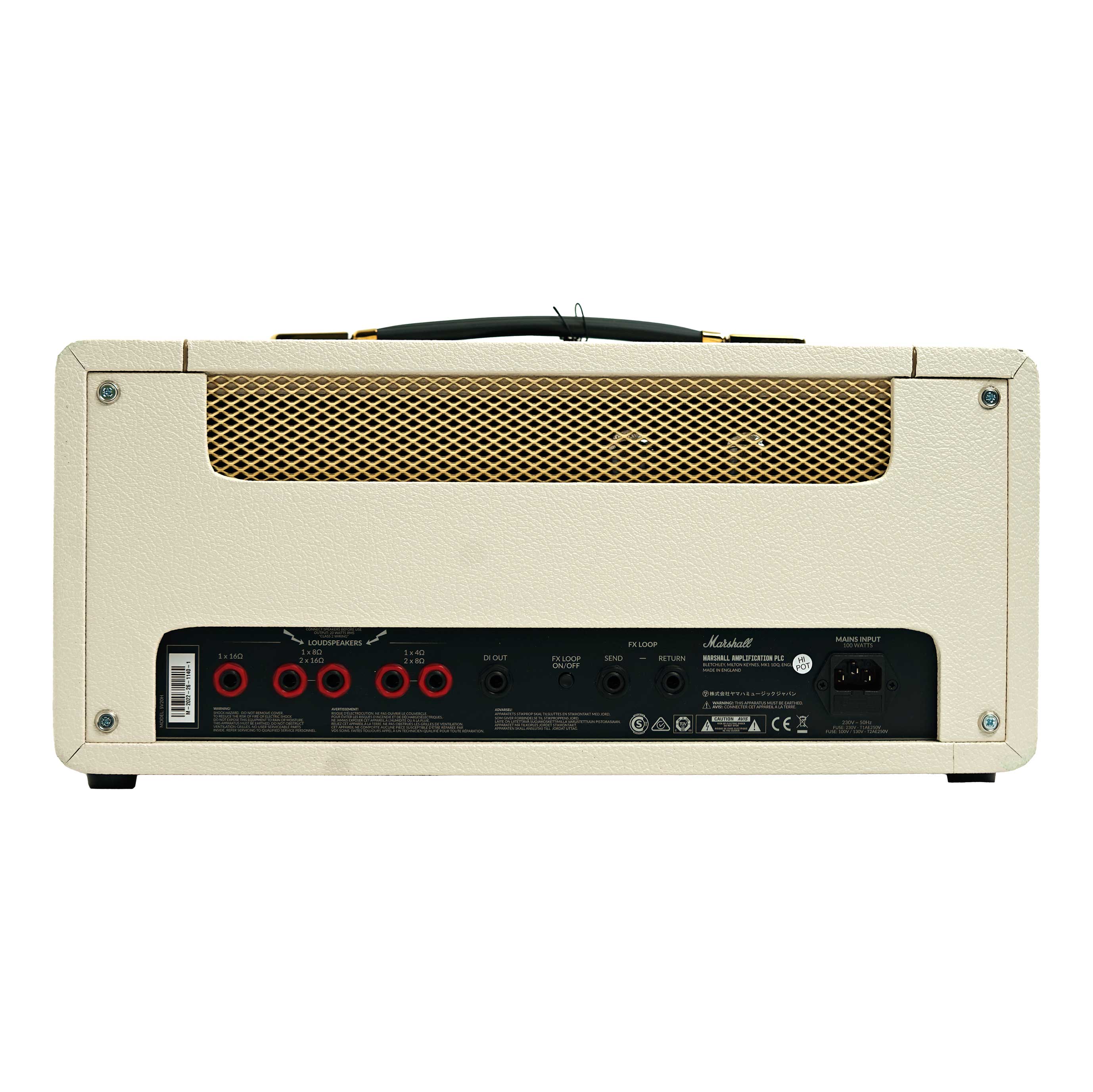 Marshall Design Store SV20H Studio Vintage Head Cream Levant (Ex-Demo) #M-2022-26-1140-1