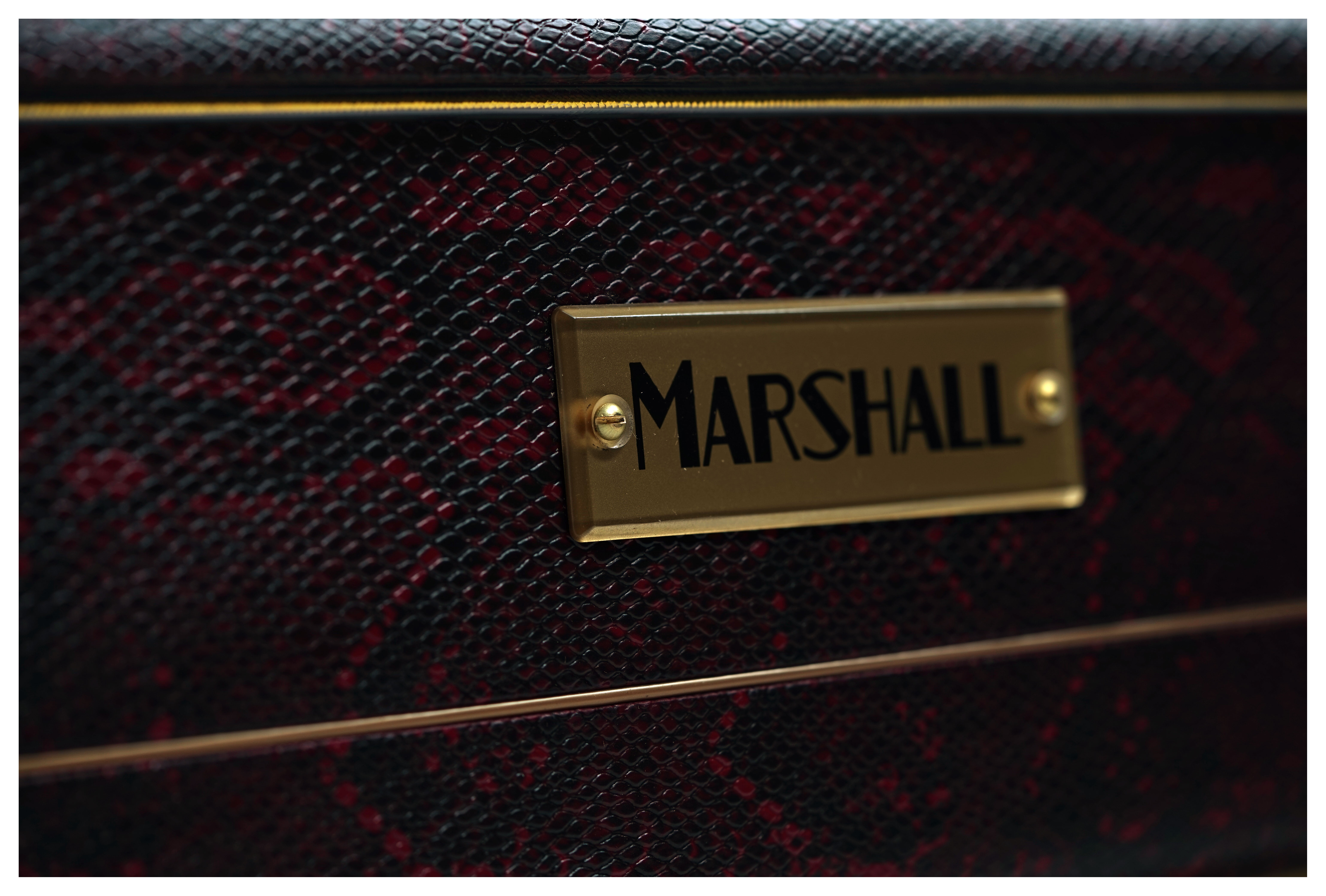Marshall Design Store SV20H Studio Vintage Valve Amp Head Burgundy Snakeskin