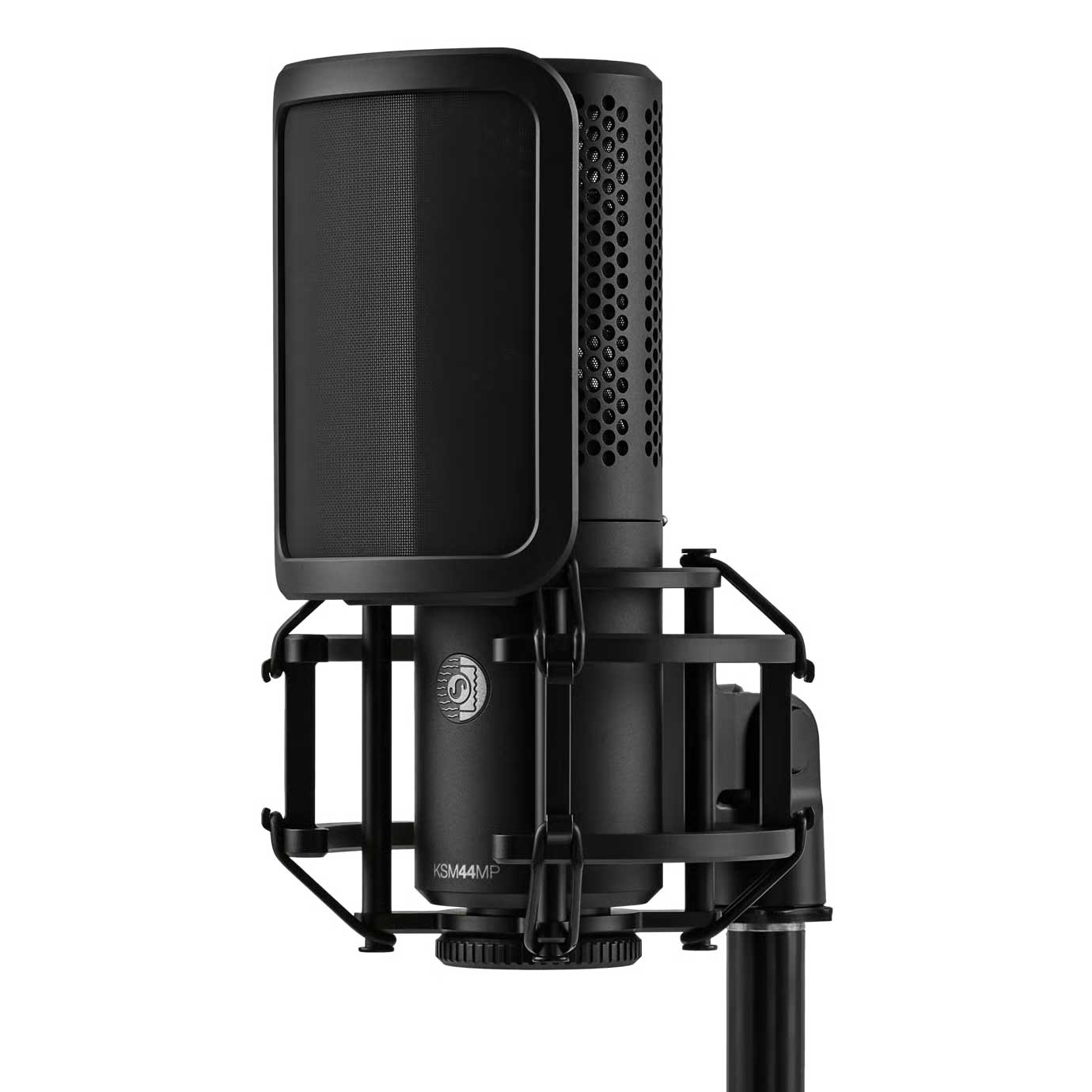 Shure KSM44MP Includes Shock Mount, Magnetic Pop Filter, Mic Clamp and Zippered Carrying Case