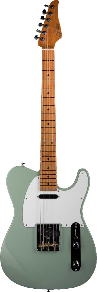 Suhr Classic T Roasted Pine Limited Edition Sage Green Roasted Maple Fingerboard