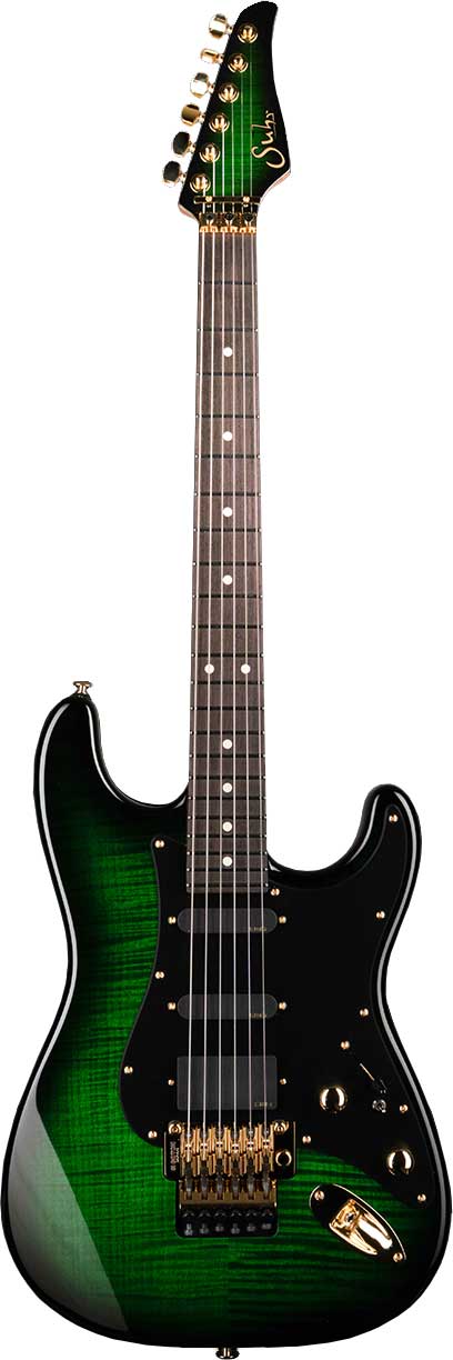 Suhr Classic S Studio Limited Edition Trans Green Burst