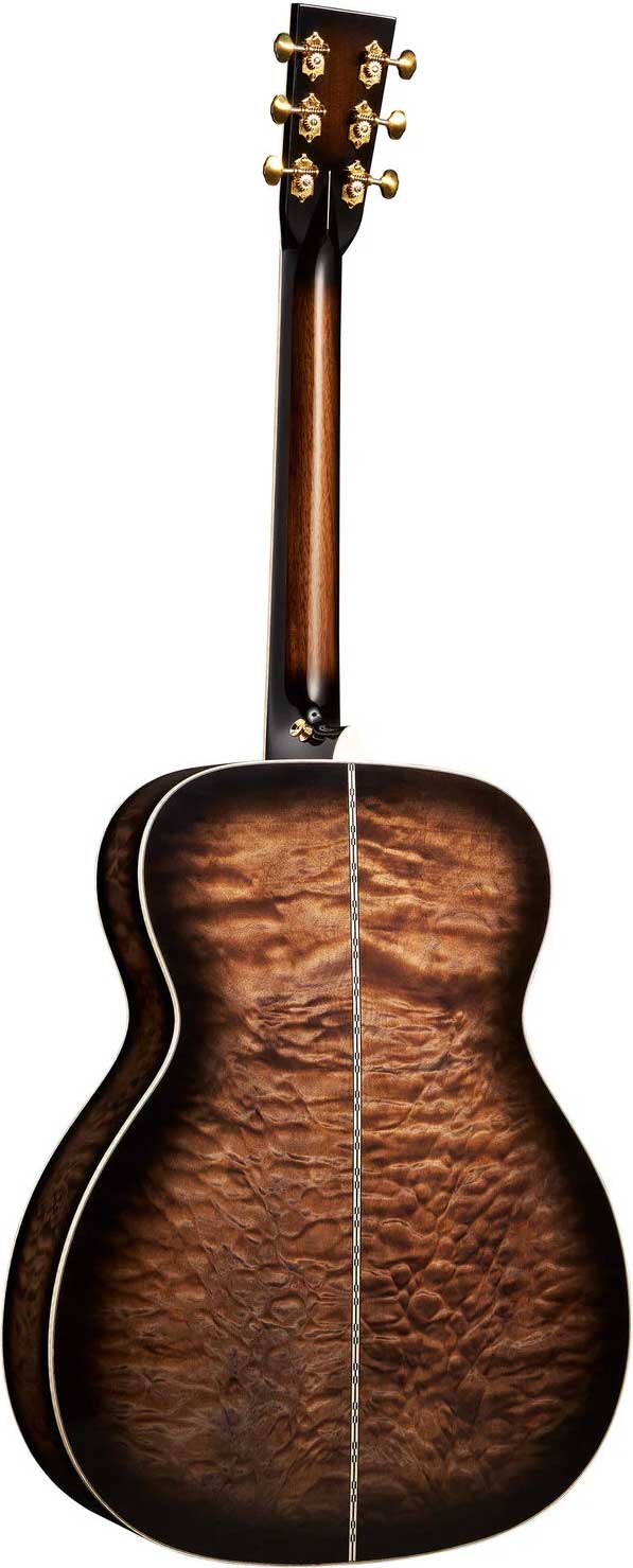 Martin Custom Shop 0000-14 Fret Paisley Ember Burst