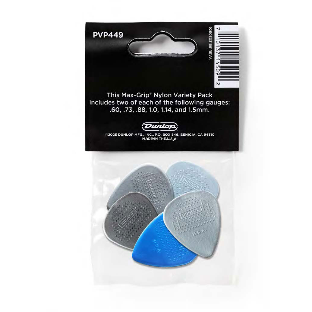 Dunlop Max Grip Nylon Standard Variety Pack - Pack 12