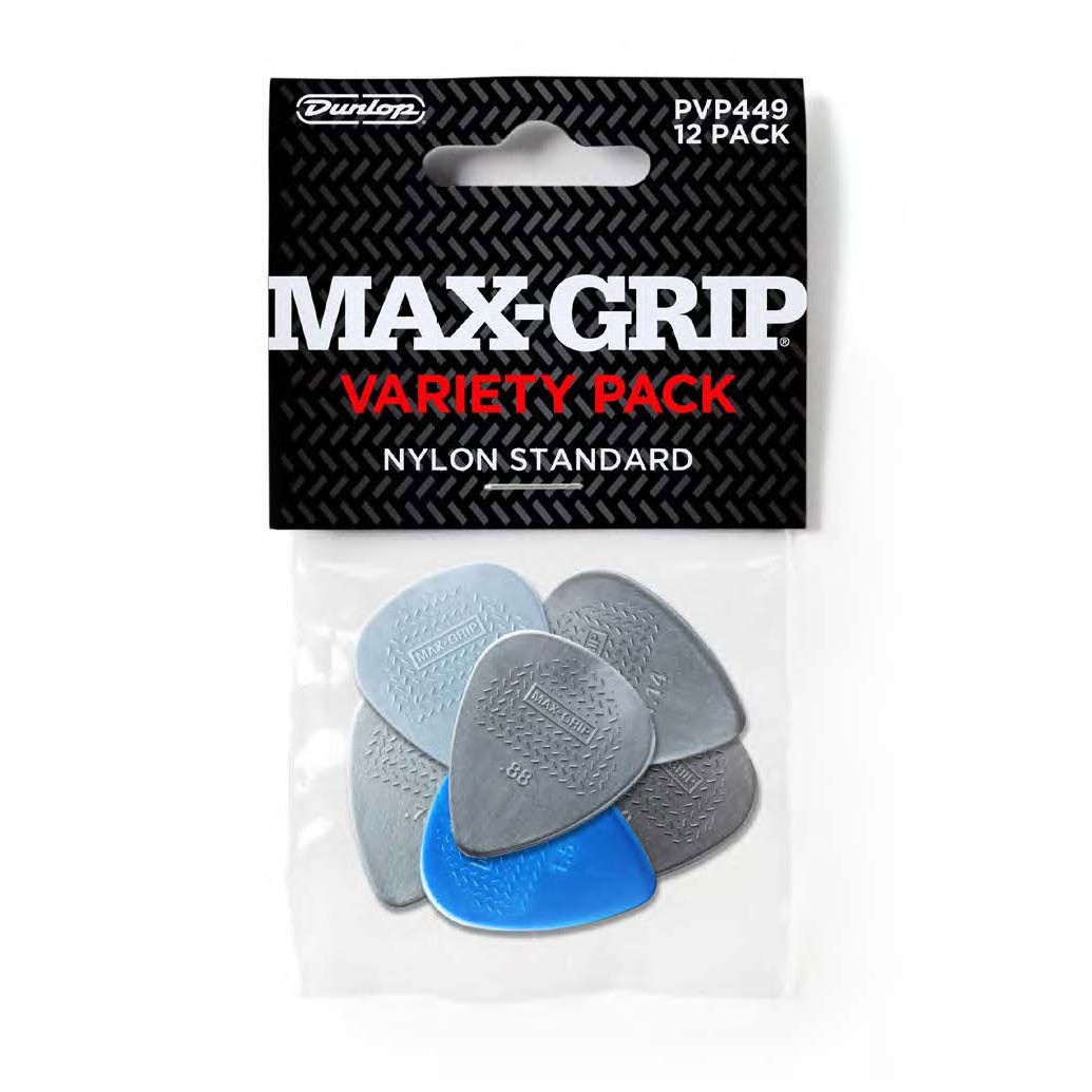 Dunlop Max Grip Nylon Standard Variety Pack - Pack 12