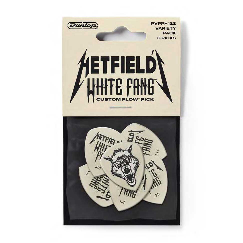 Dunlop James Hetfield White Fang Custom Flow Variety Pack 6