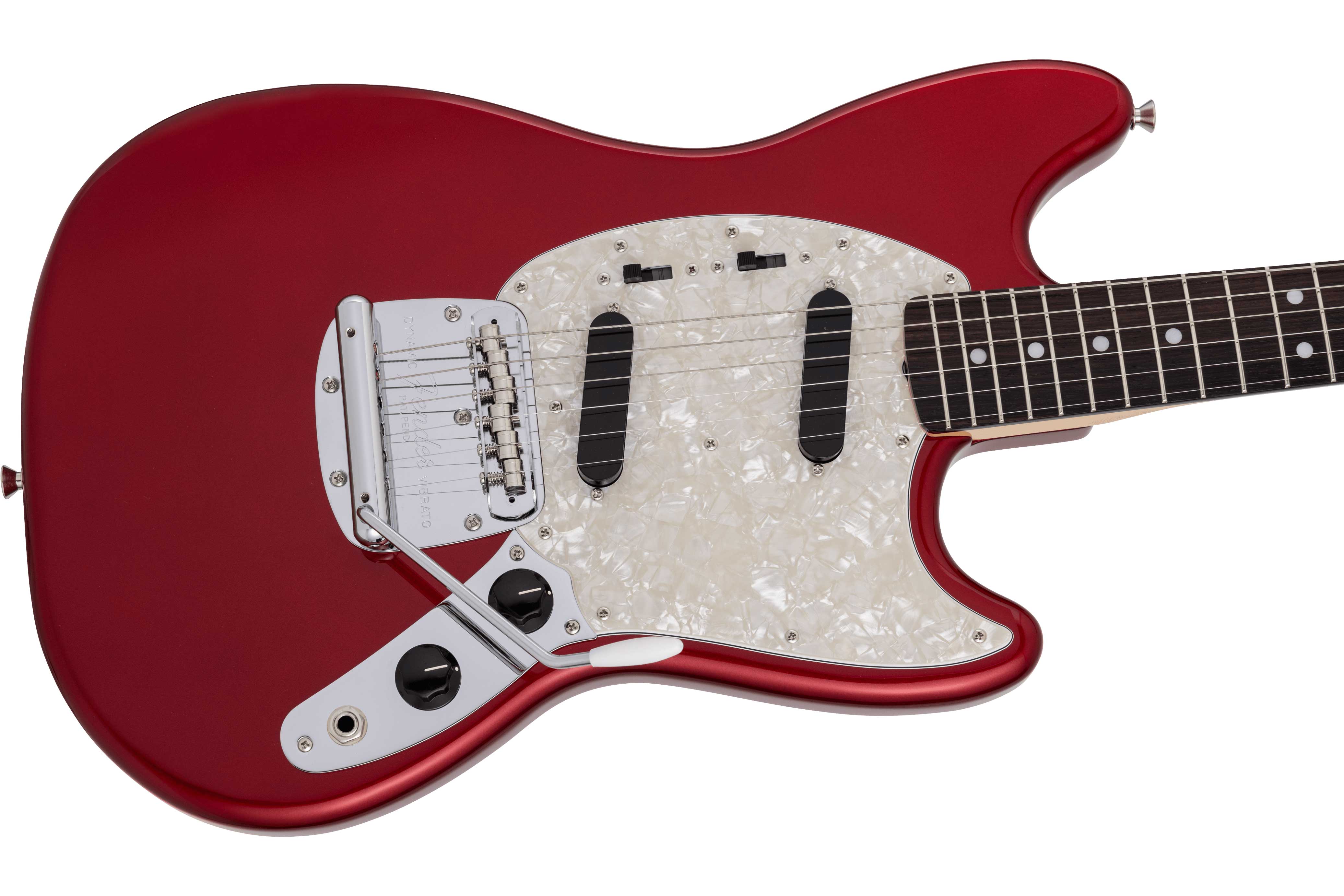 Fender Made In Japan Traditional 70s Mustang Candy Apple Red Rosewood Fingerboard
