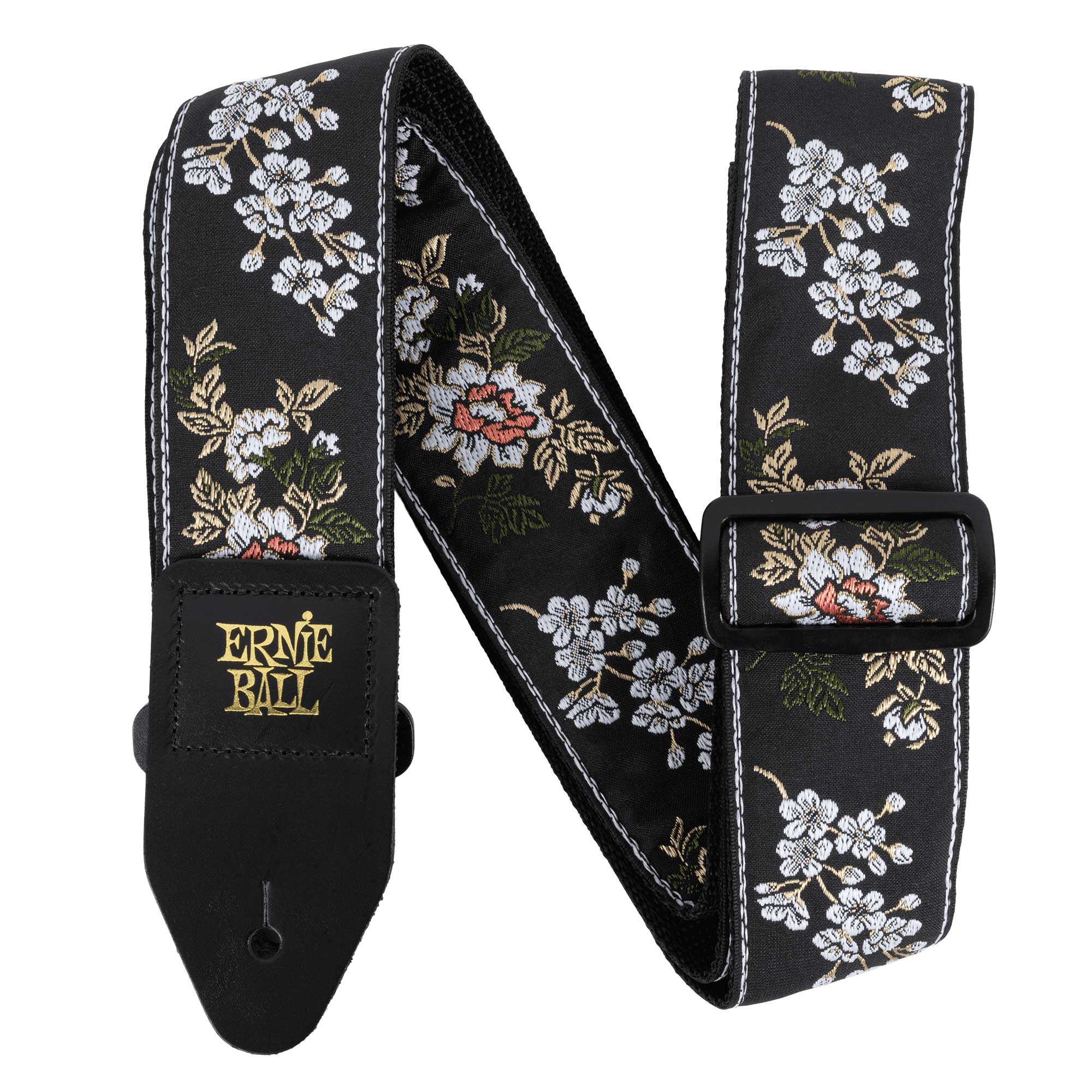 Ernie Ball 5362 White Blossom Jacquard Strap