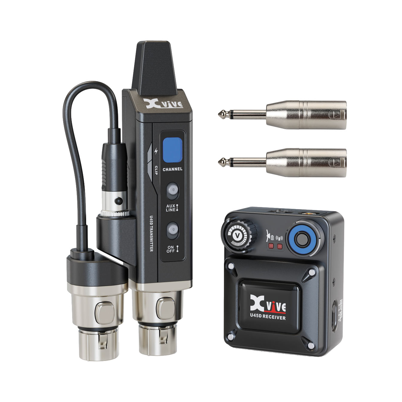 XVive U45D Stereo In-Ear Monitor Wireless System 5.8 GHz
