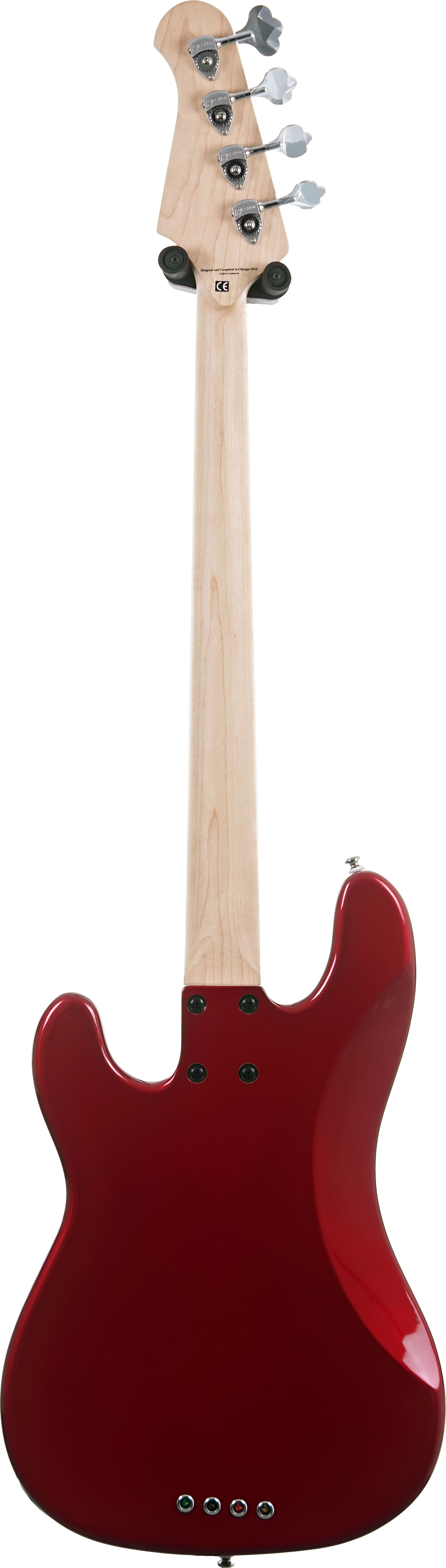 Lakland S44-64 Custom Candy Apple Red Rosewood Fingerboard