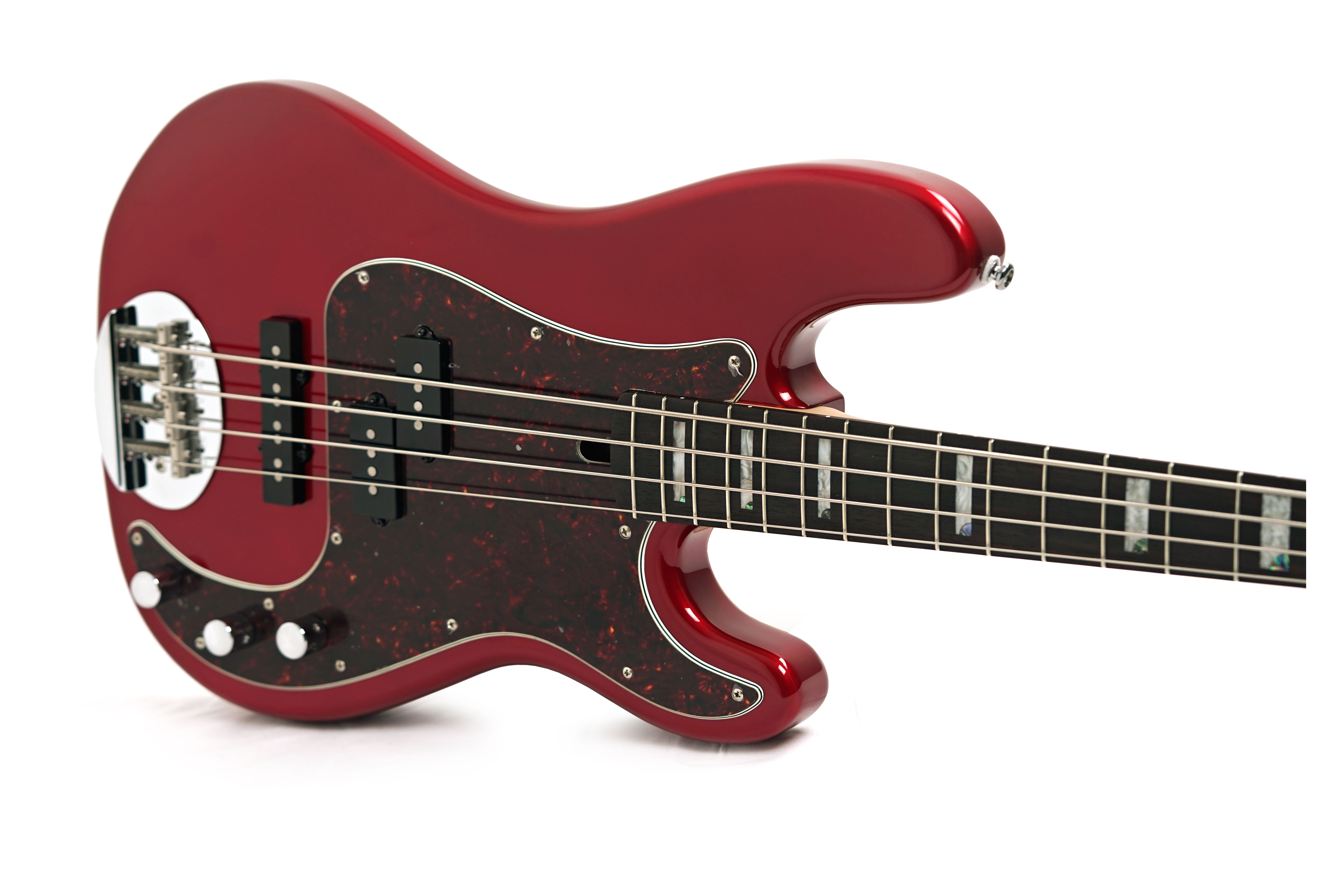 Lakland S44-64 Custom Candy Apple Red Rosewood Fingerboard