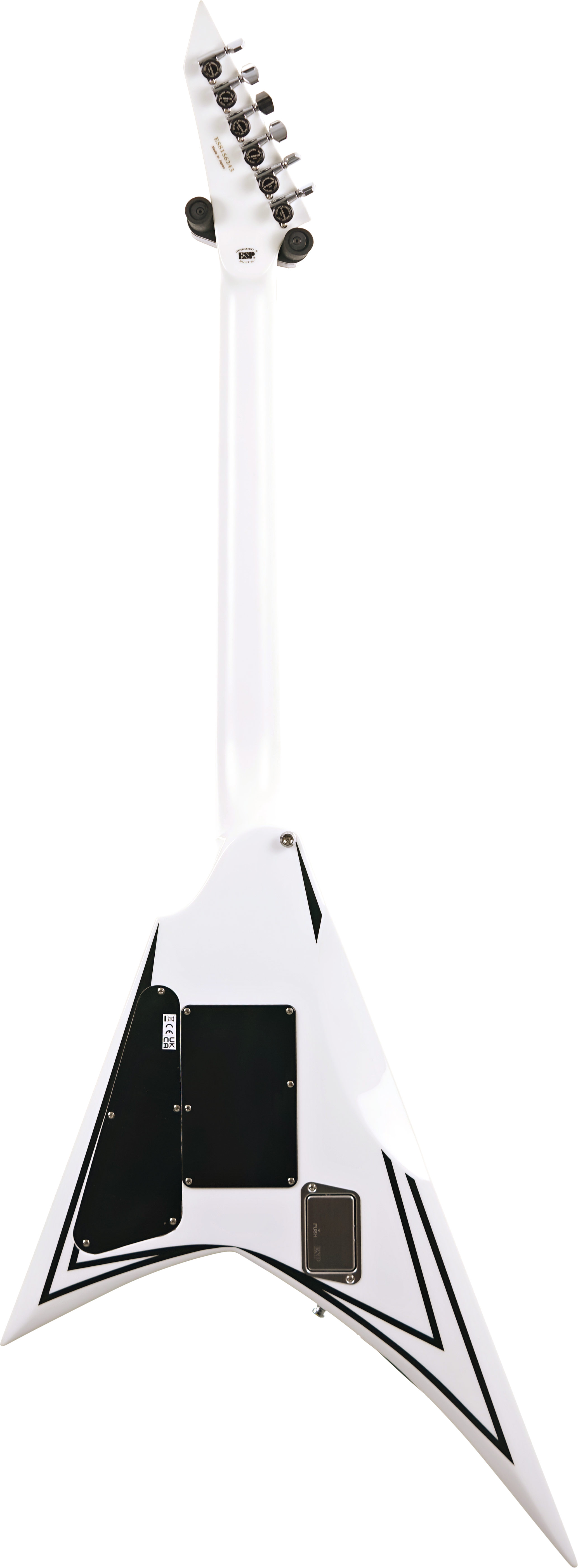 ESP E-II SV Snow White With Black Stripe #ES8156243