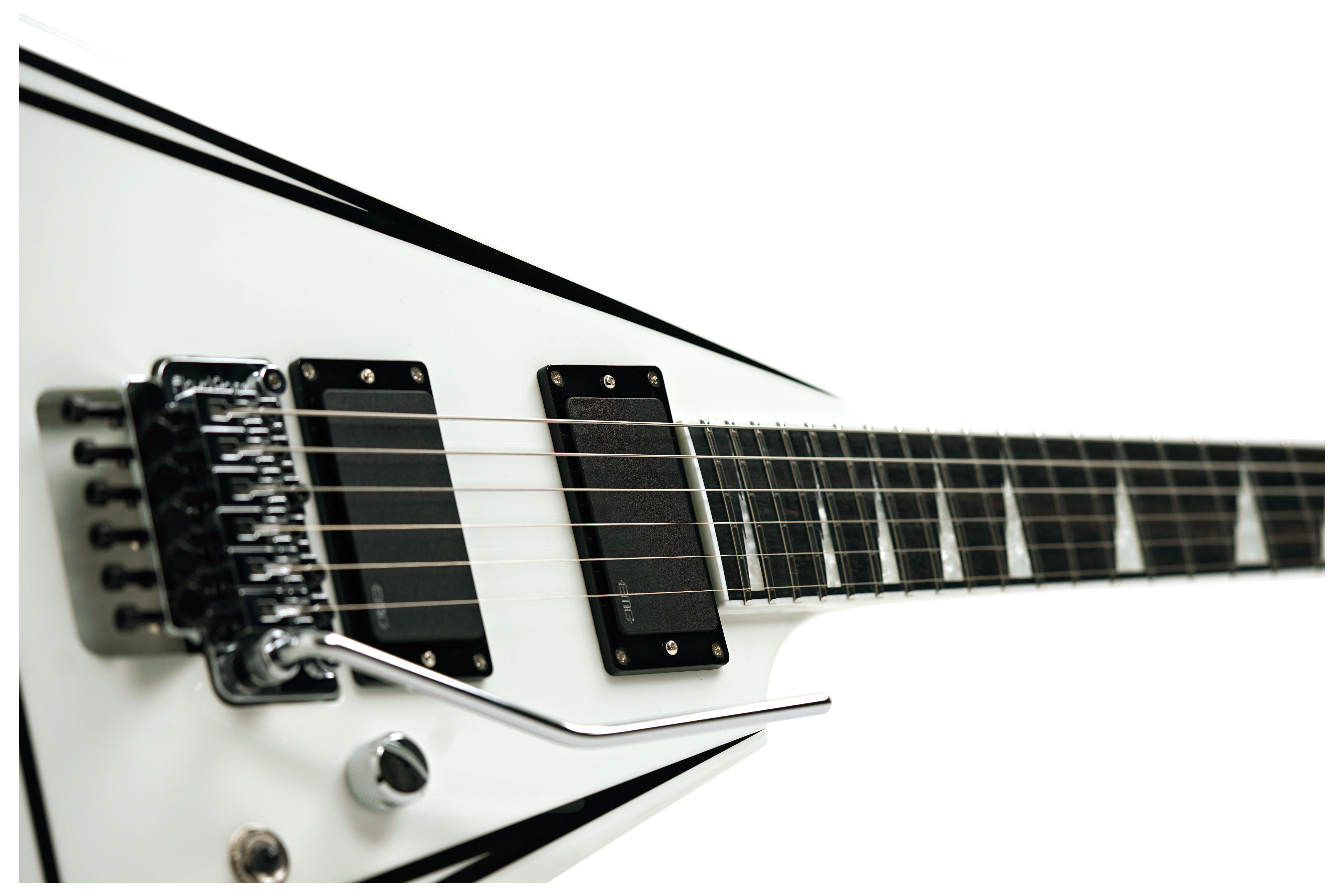 ESP E-II SV Snow White With Black Stripe #ES8156243