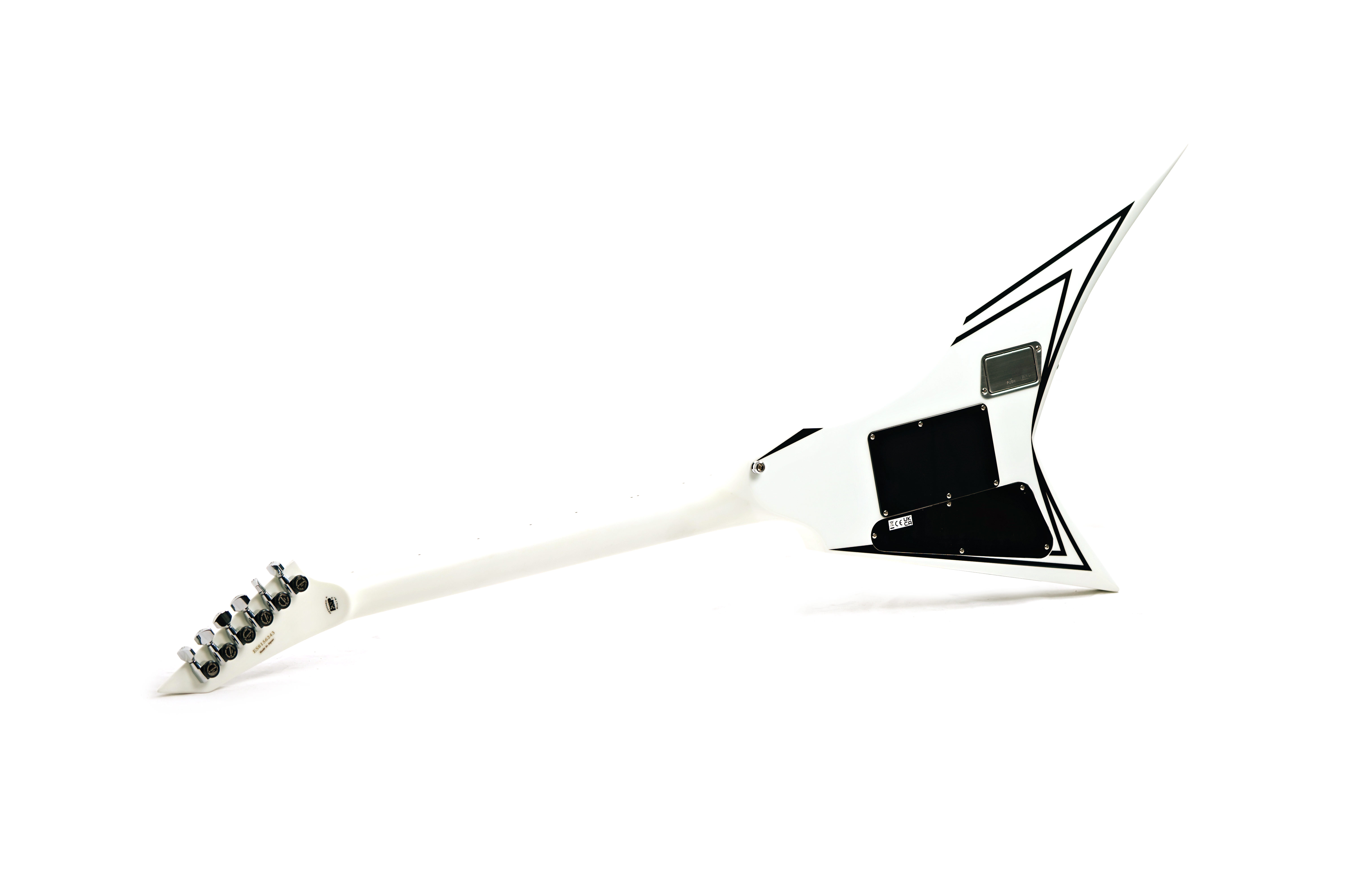 ESP E-II SV Snow White With Black Stripe #ES8156243
