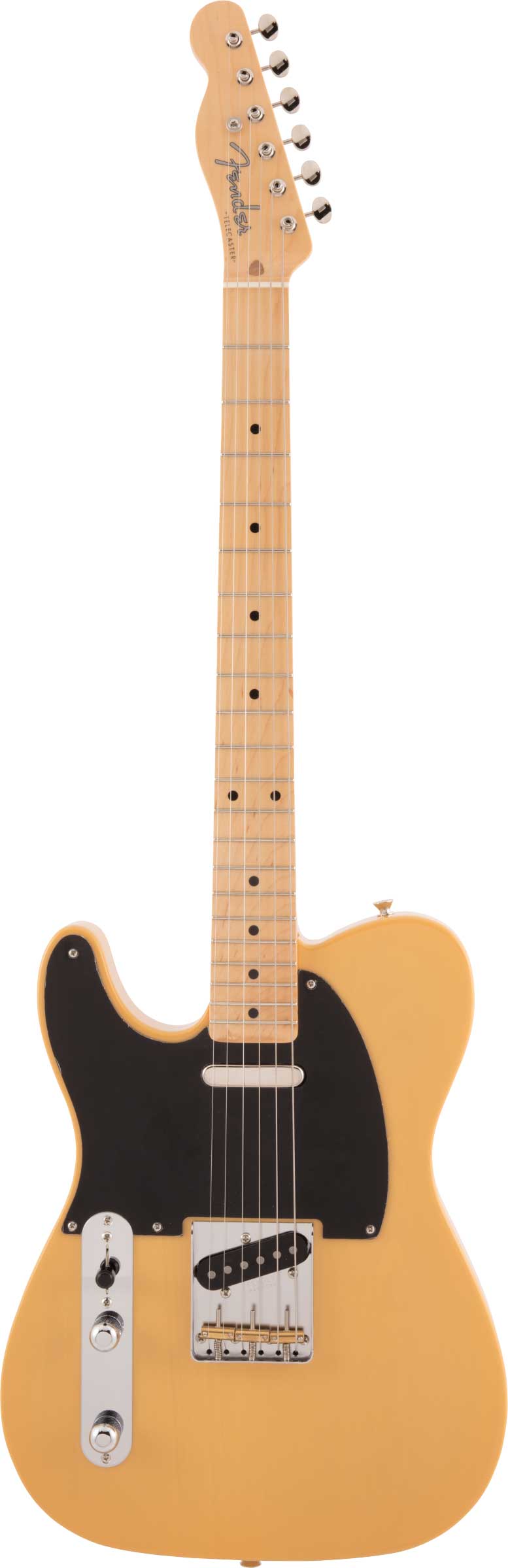 Fender Made In Japan Traditional 50s Telecaster Butterscotch Blonde Maple Fingerboard Left Handed