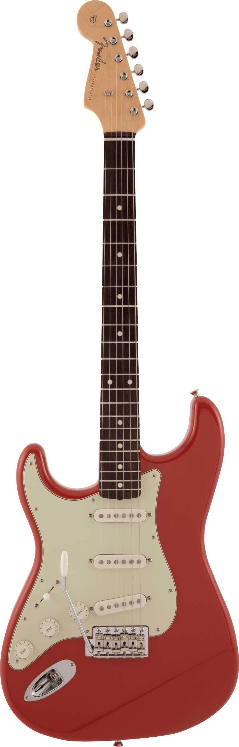 Fender Made In Japan Traditional 60s Stratocaster Fiesta Red Rosewood Fingerboard Left Handed