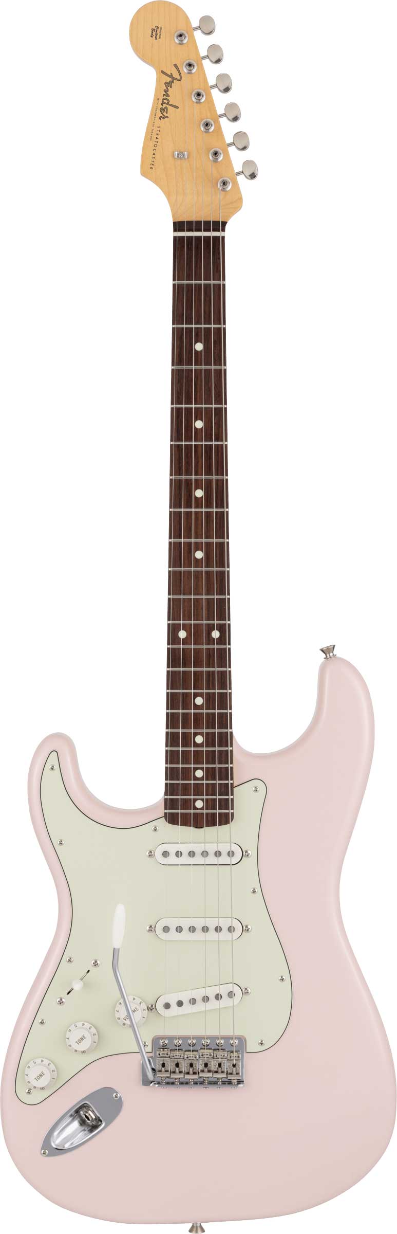 Fender Made In Japan Traditional 60s Stratocaster Shell Pink Rosewood Fingerboard Left Handed
