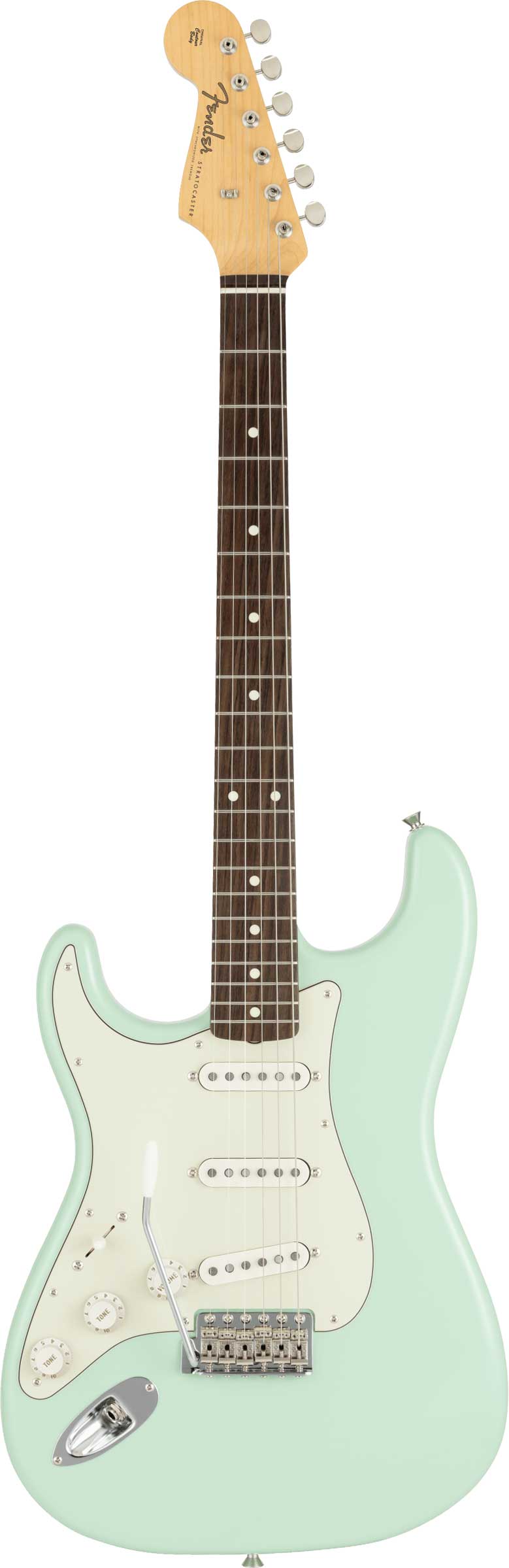 Fender Made In Japan Traditional 60s Stratocaster Surf Green Rosewood Fingerboard Left Handed