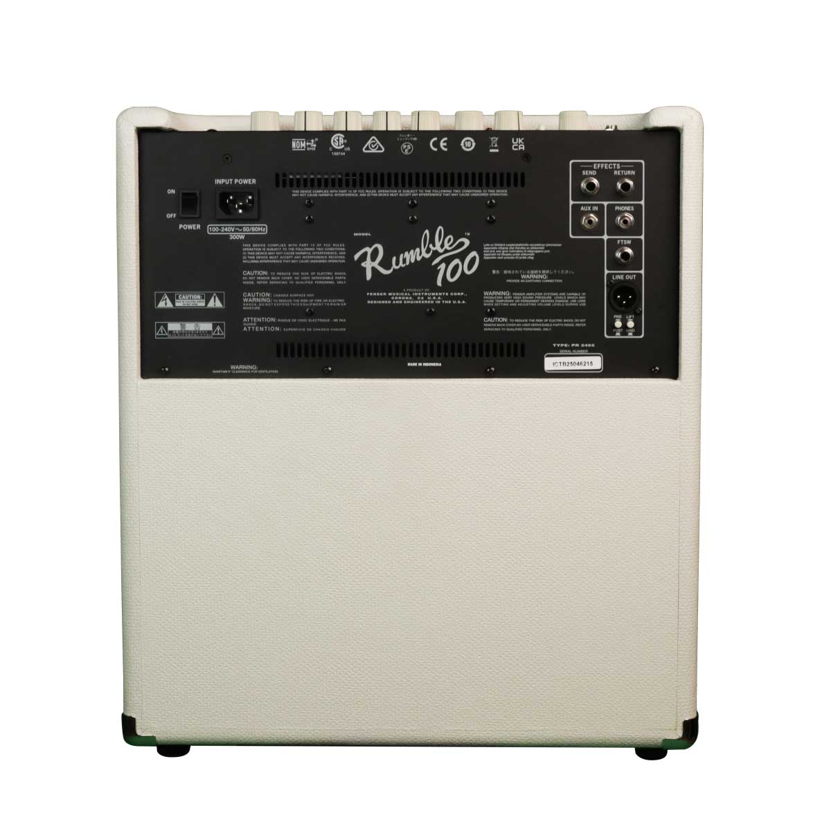 Fender Limited Edition Rumble 100 (V3) Bass Combo Solid State Amp